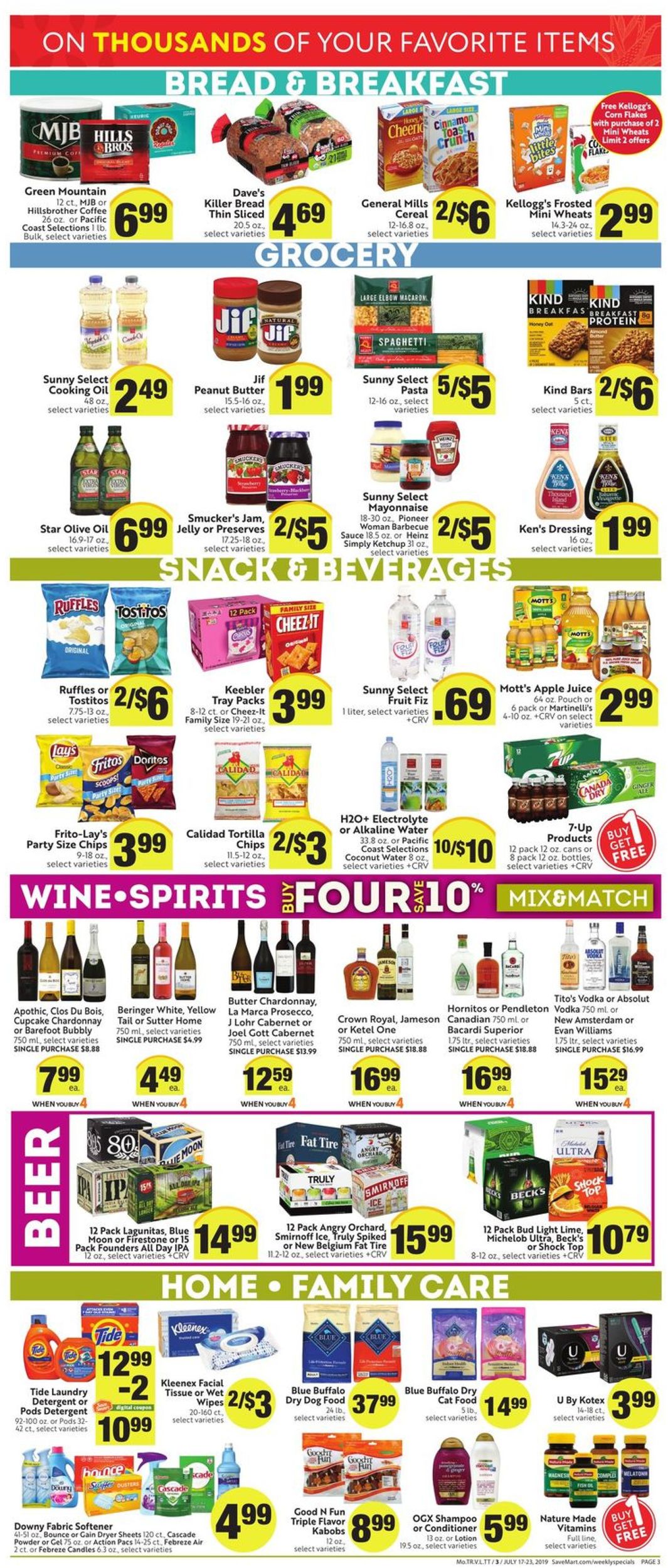 Catalogue Save Mart from 07/17/2019