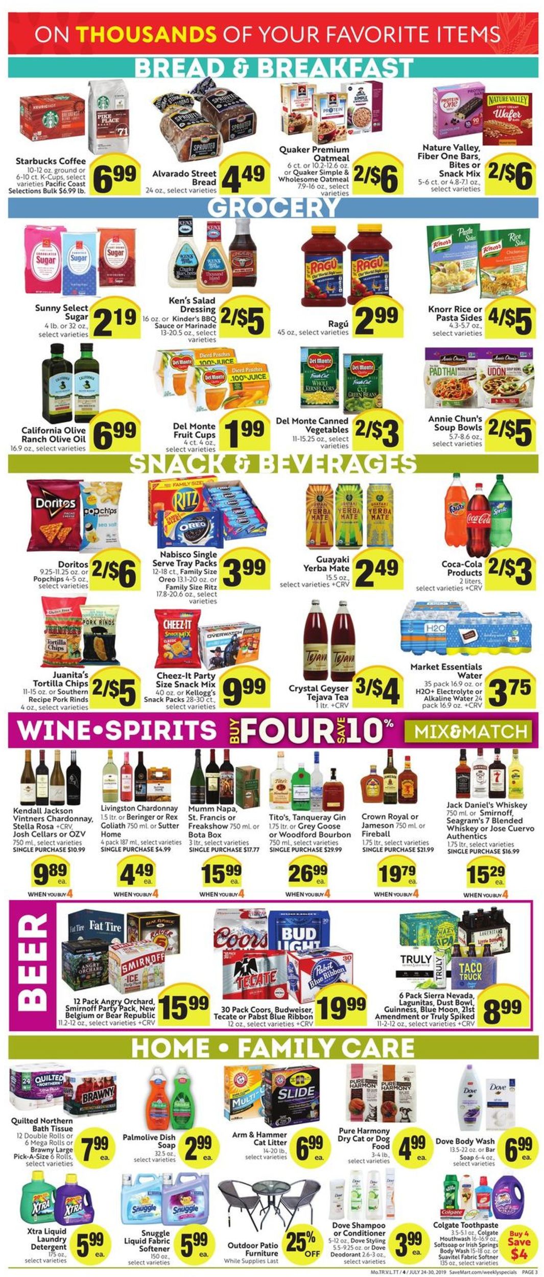 Catalogue Save Mart from 07/24/2019