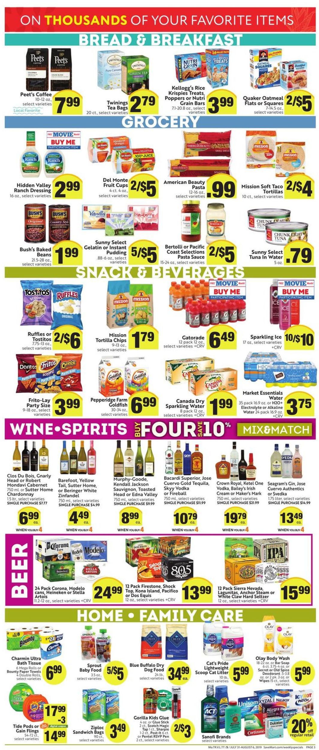 Catalogue Save Mart from 07/31/2019