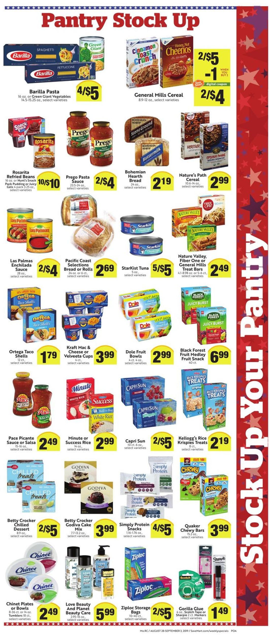 Catalogue Save Mart from 08/28/2019