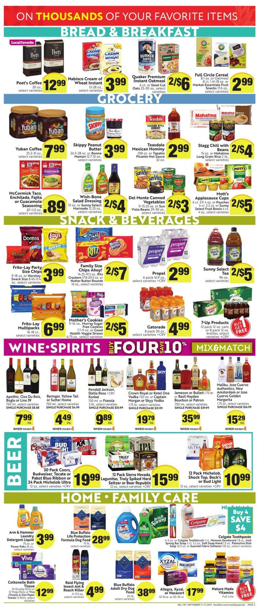 Catalogue Save Mart from 09/11/2019