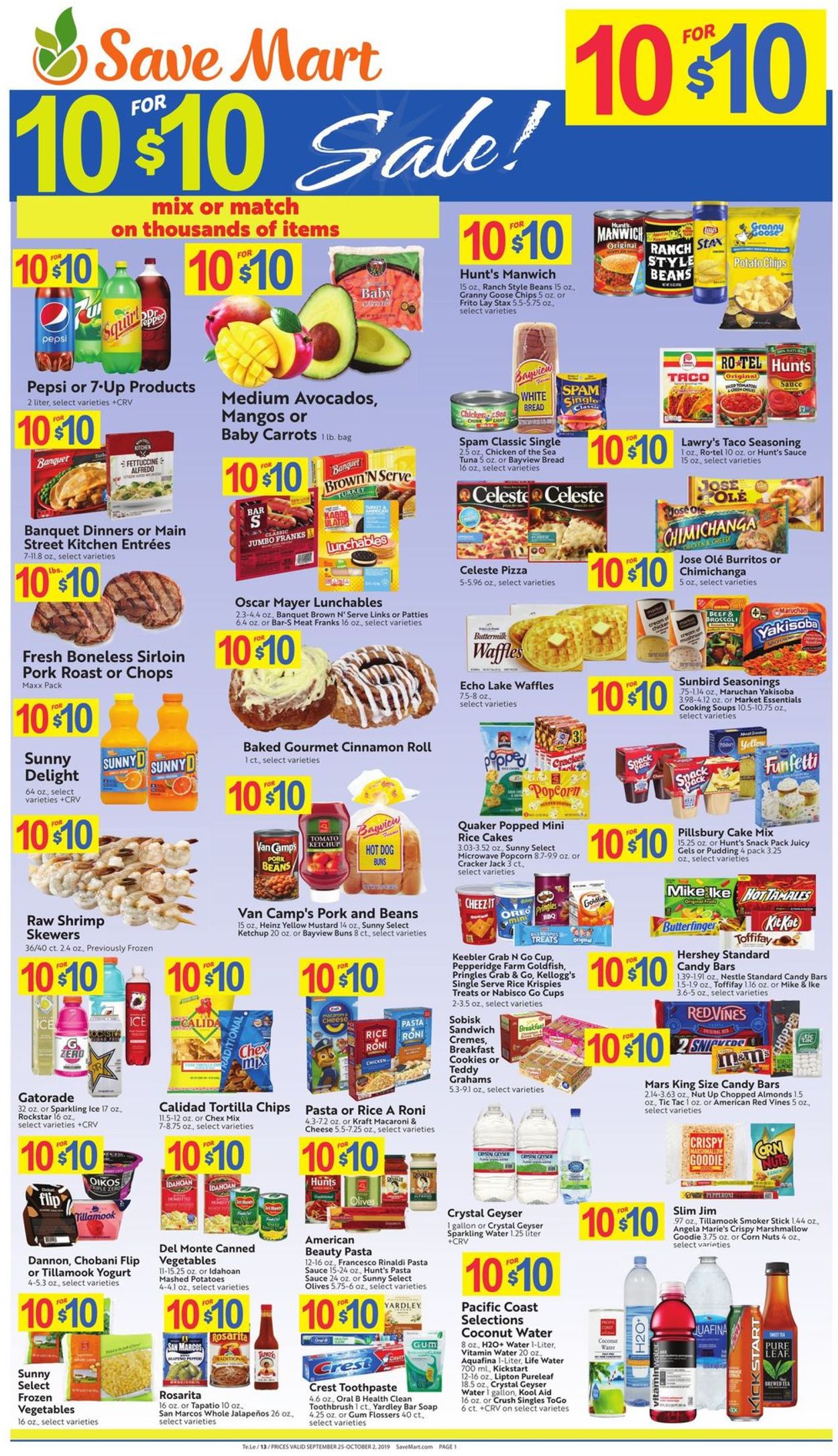 Catalogue Save Mart from 09/25/2019