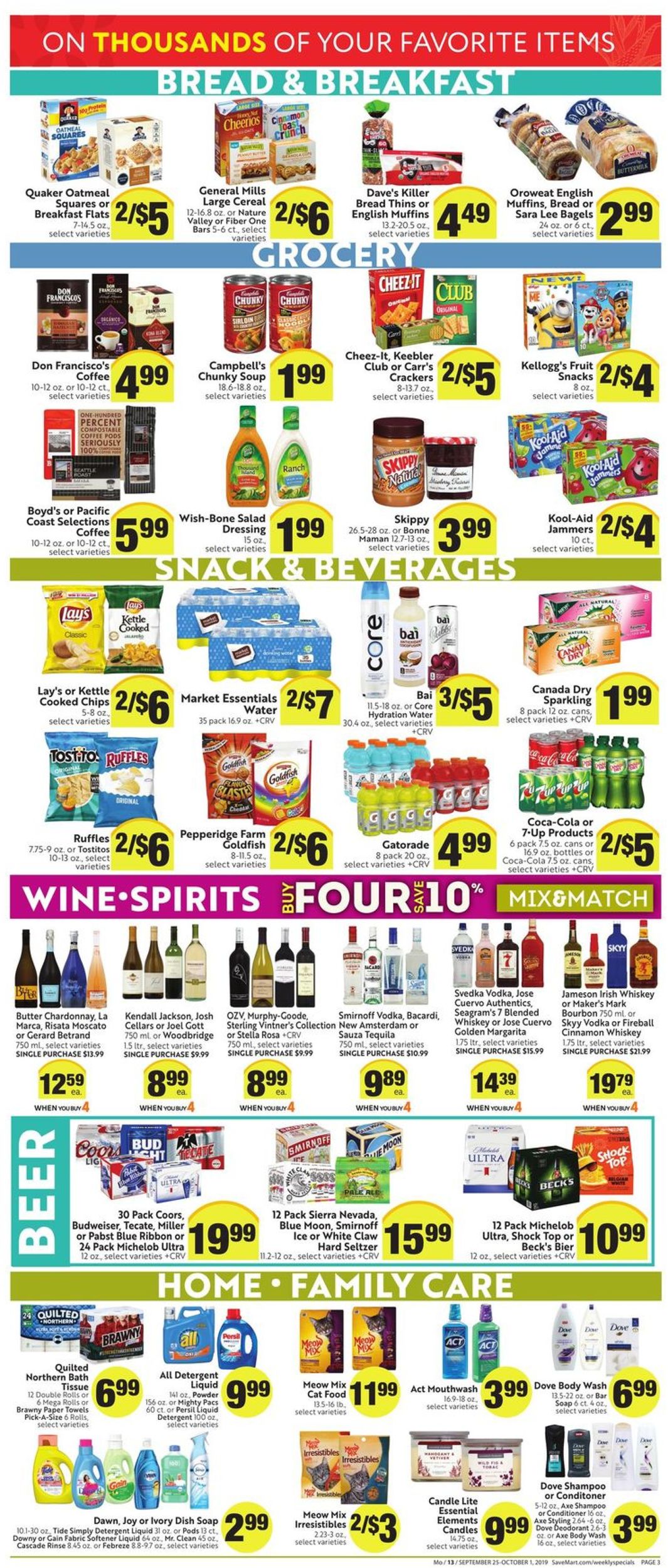 Catalogue Save Mart from 09/25/2019