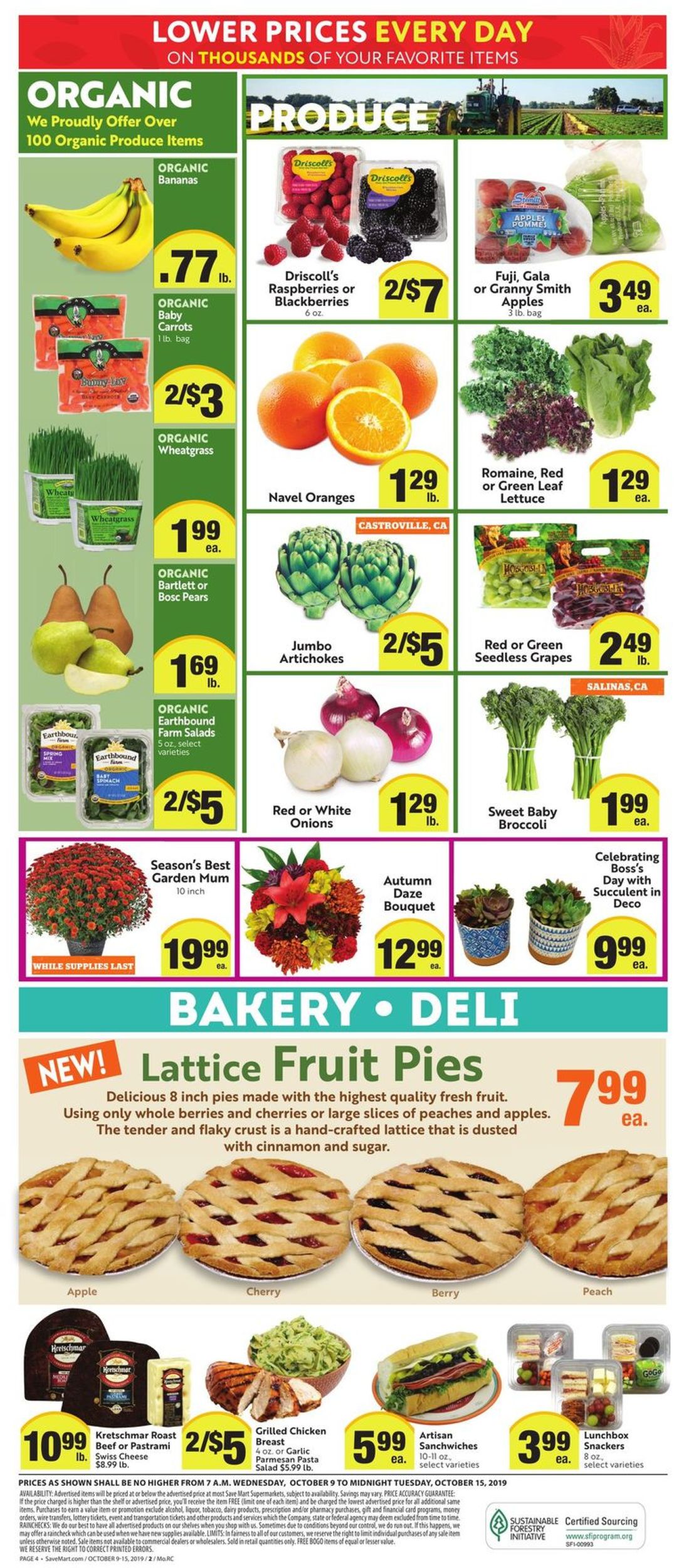 Catalogue Save Mart from 10/09/2019