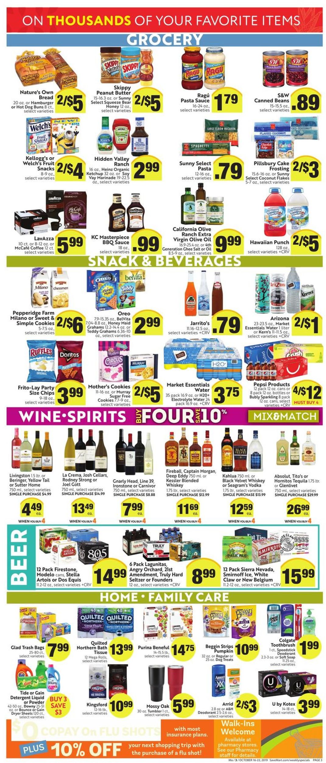 Catalogue Save Mart from 10/16/2019