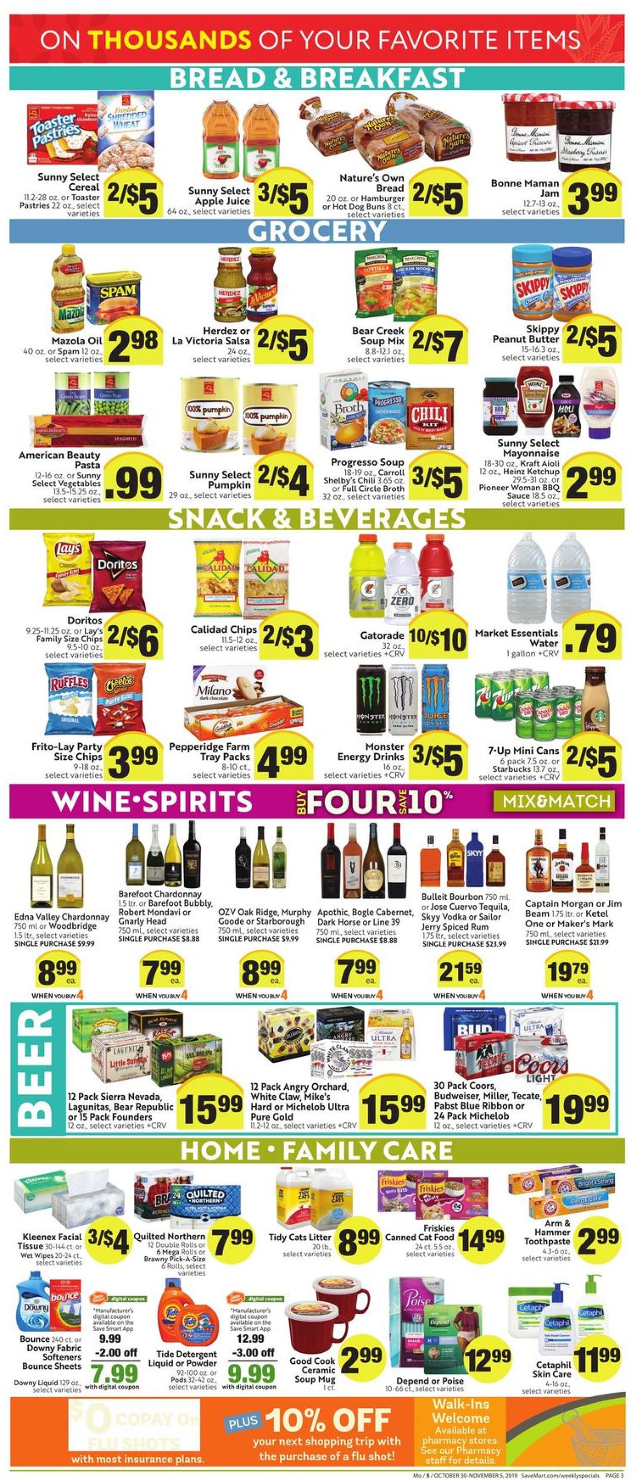 Catalogue Save Mart from 10/30/2019