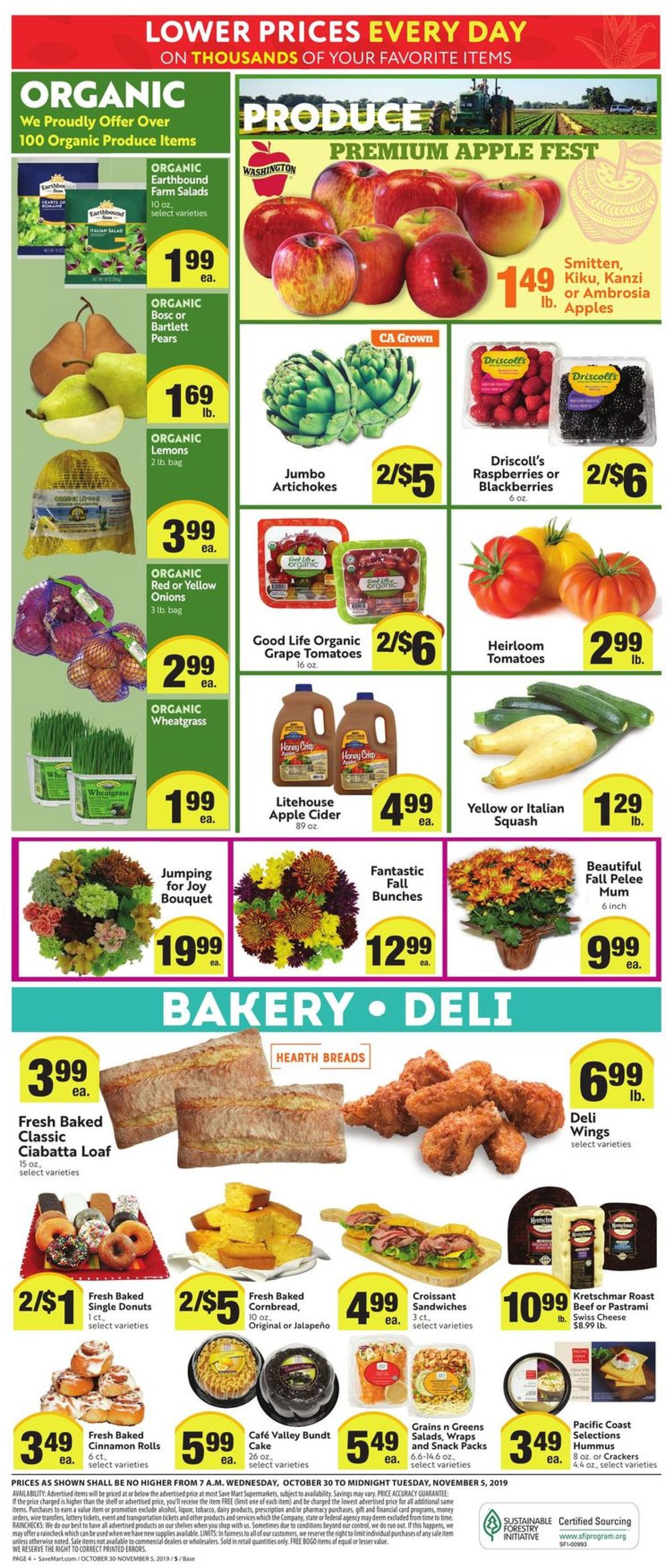 Catalogue Save Mart from 10/30/2019