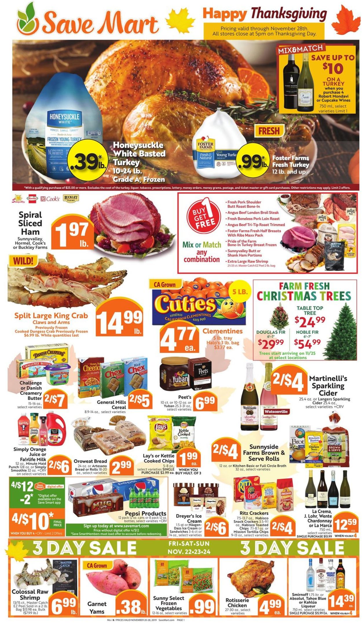 Catalogue Save Mart - Thanksgiving Ad 2019 from 11/20/2019