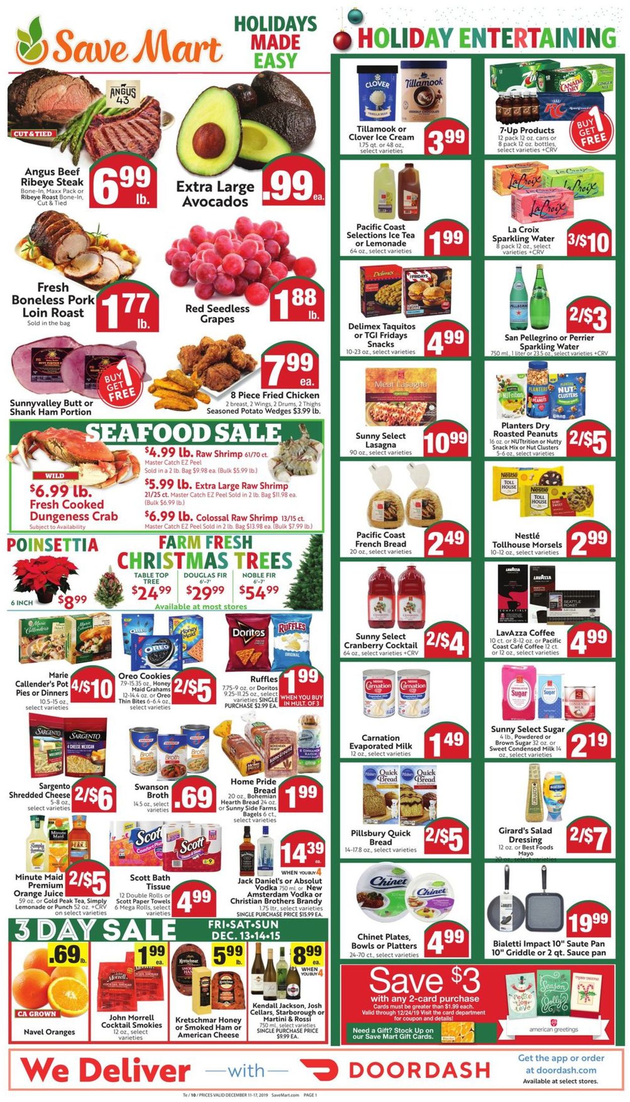Catalogue Save Mart - Holidays Ad 2019 from 12/11/2019