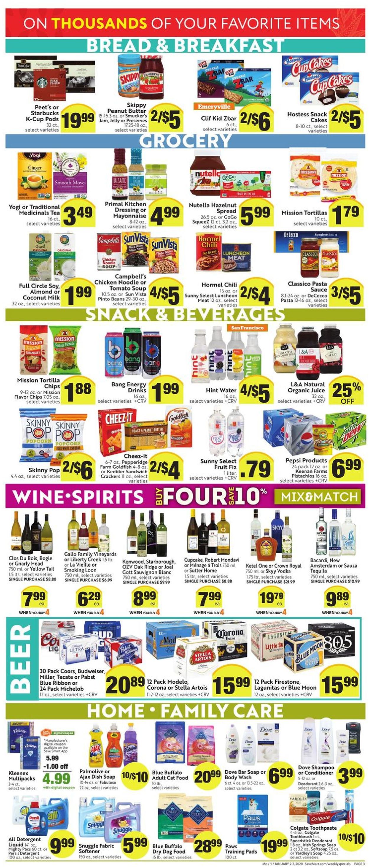 Catalogue Save Mart from 01/02/2020