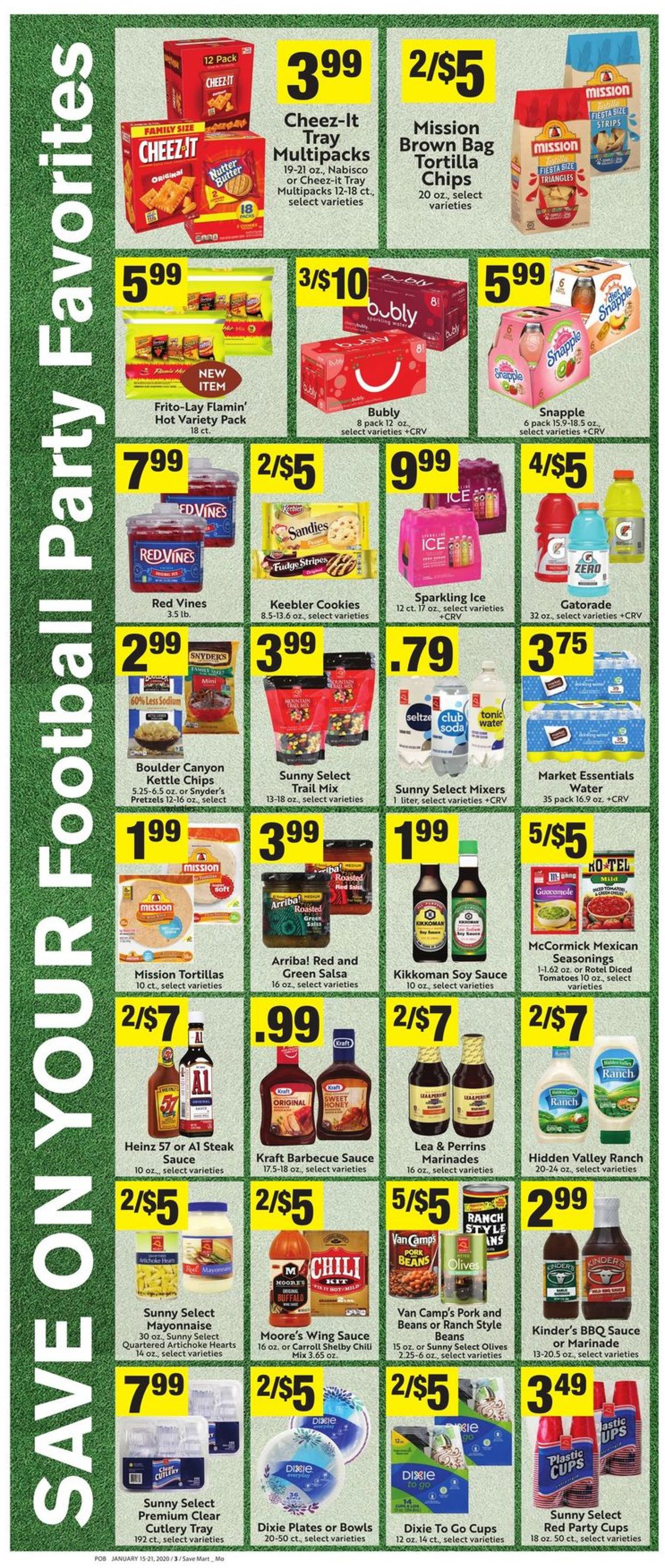 Catalogue Save Mart from 01/15/2020