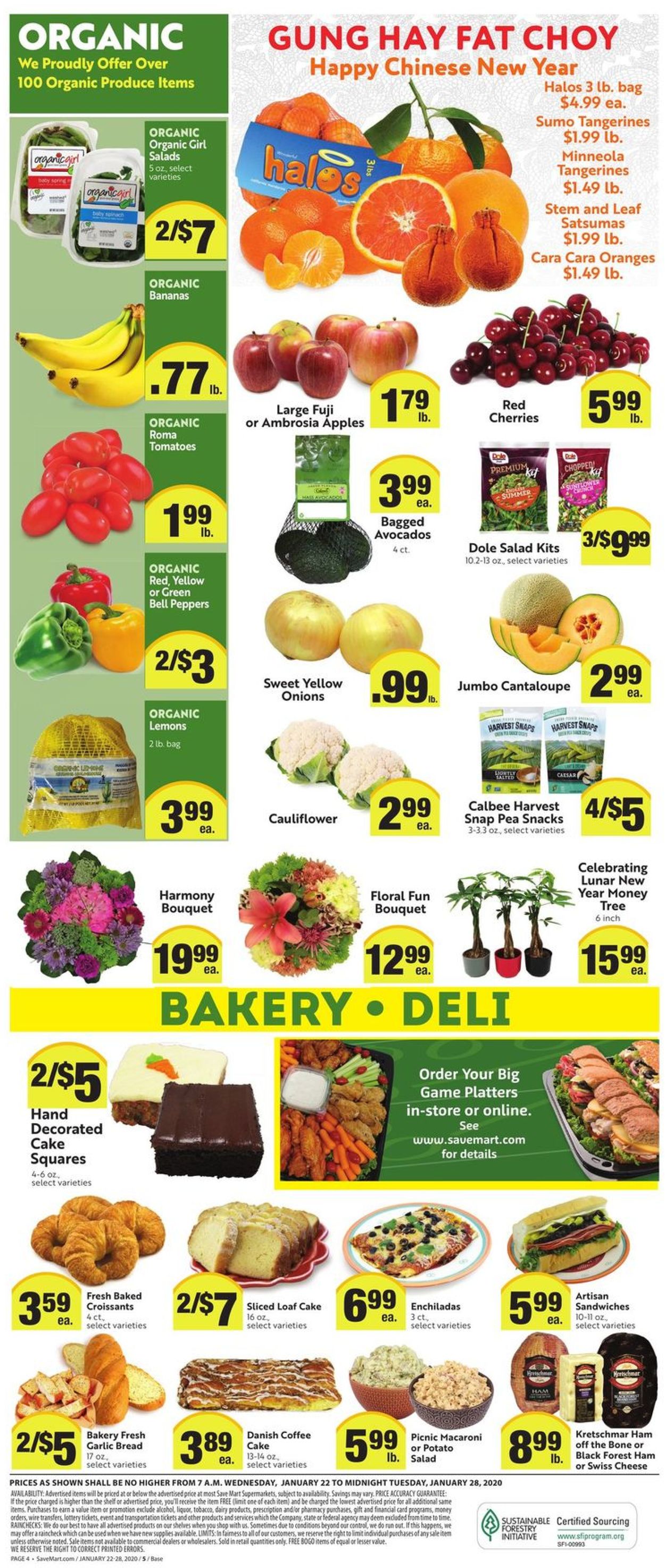 Catalogue Save Mart from 01/22/2020