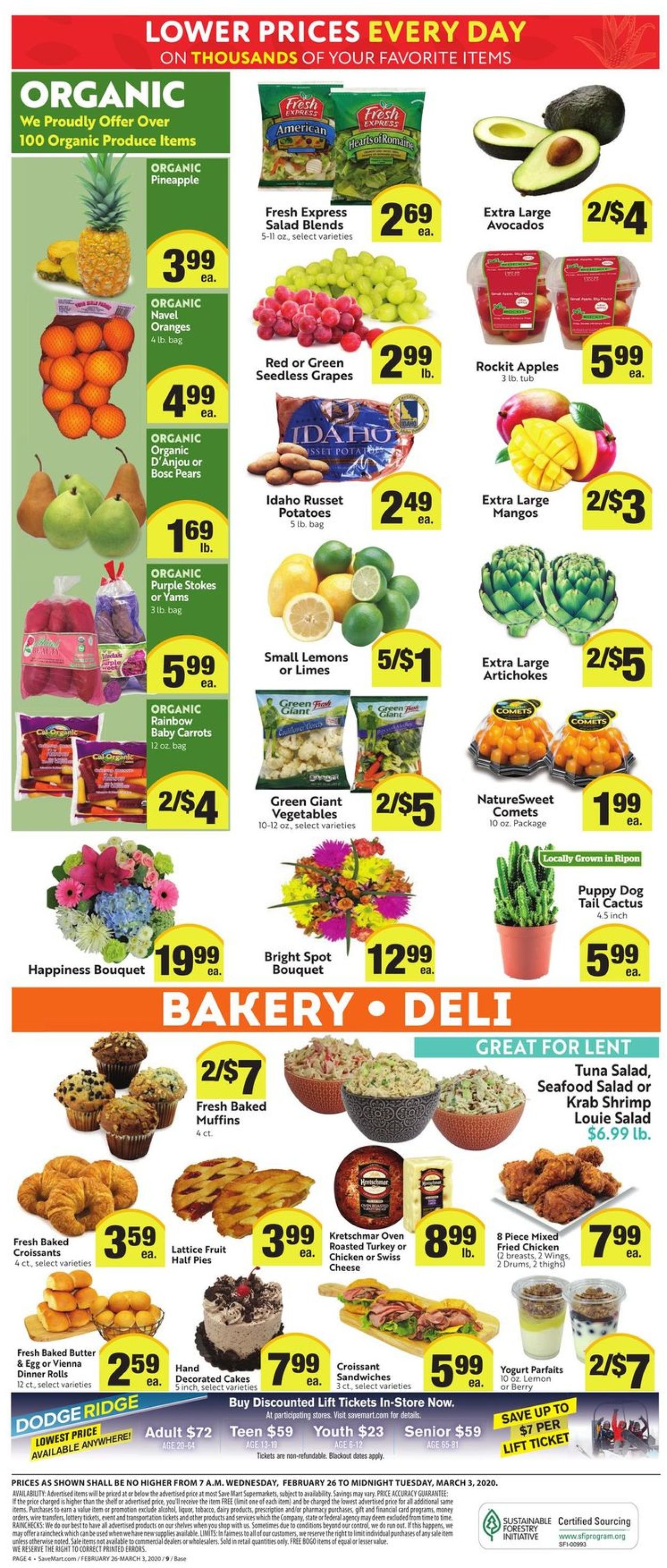 Catalogue Save Mart from 02/26/2020