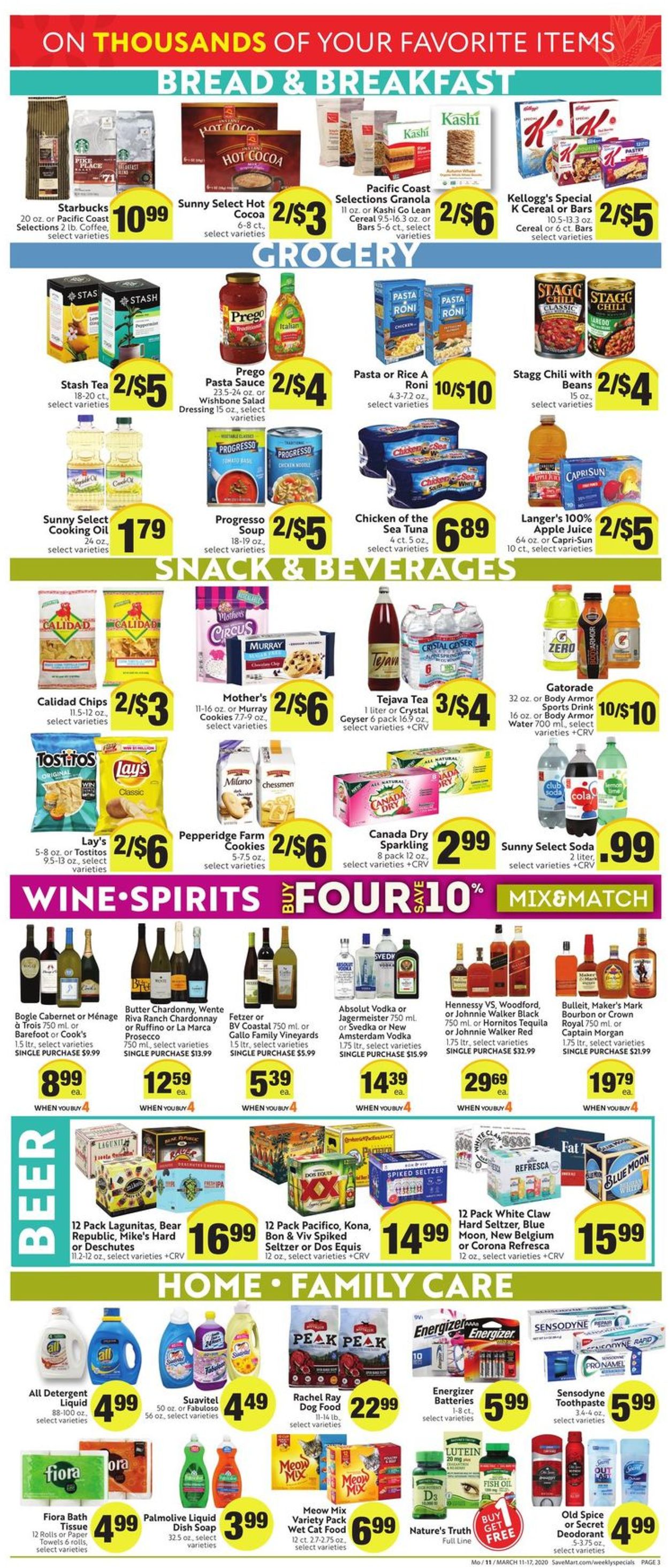 Catalogue Save Mart from 03/11/2020