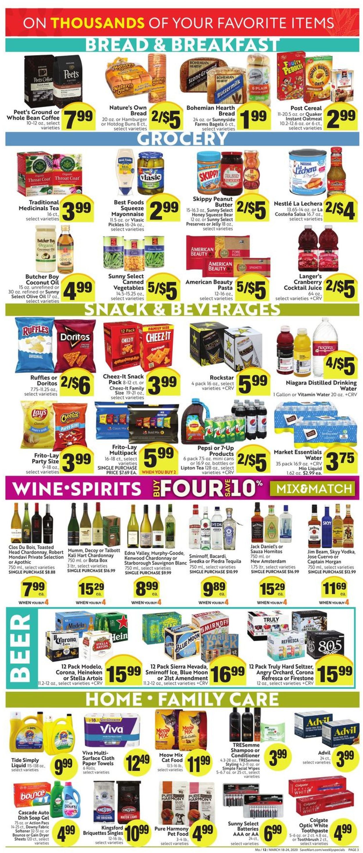 Catalogue Save Mart from 03/18/2020
