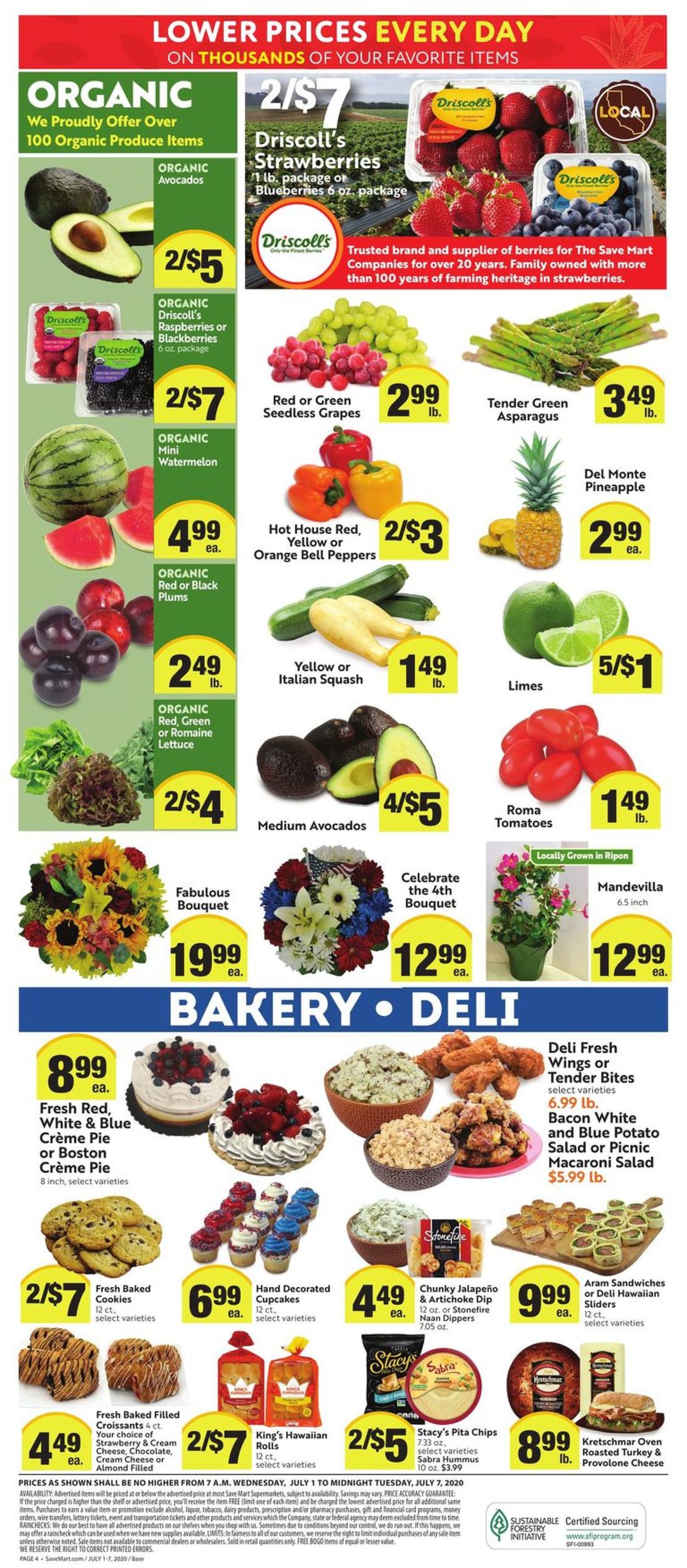 Catalogue Save Mart from 07/01/2020
