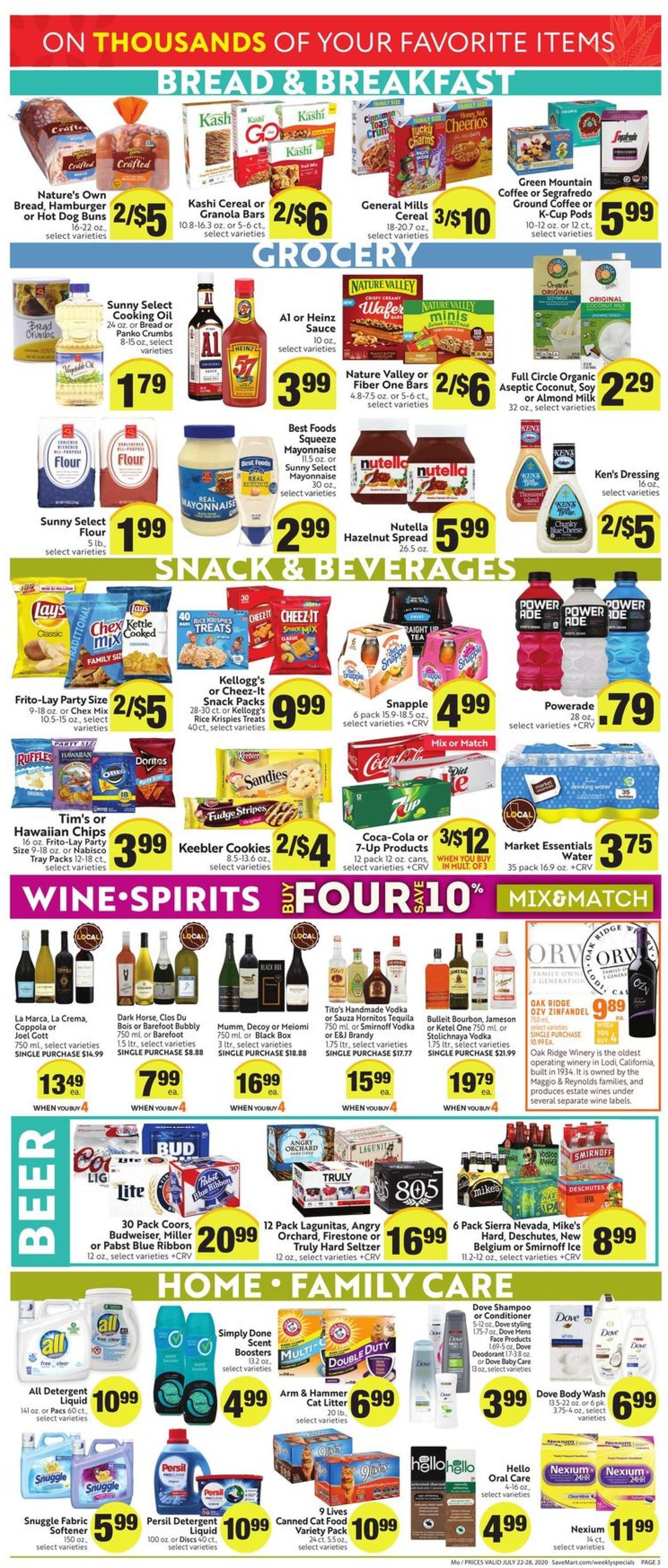 Catalogue Save Mart from 07/22/2020