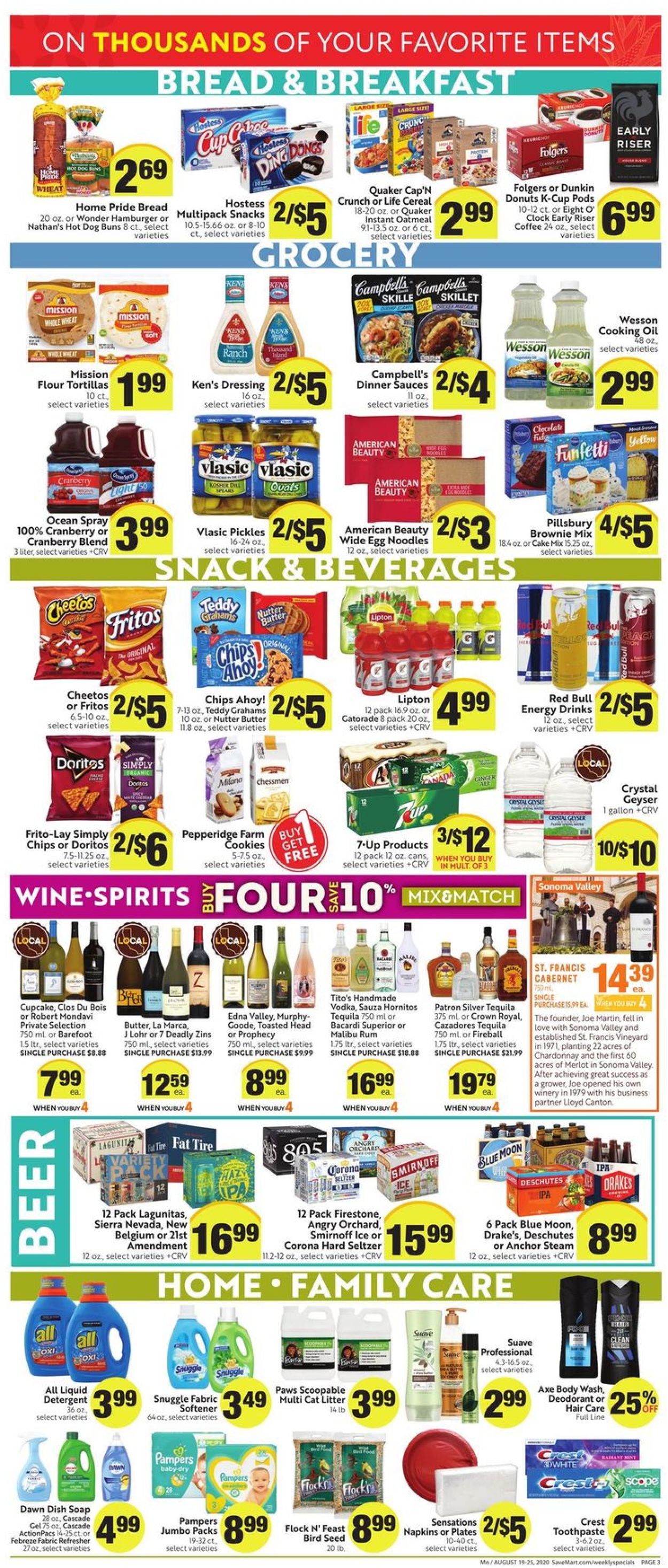 Catalogue Save Mart from 08/19/2020
