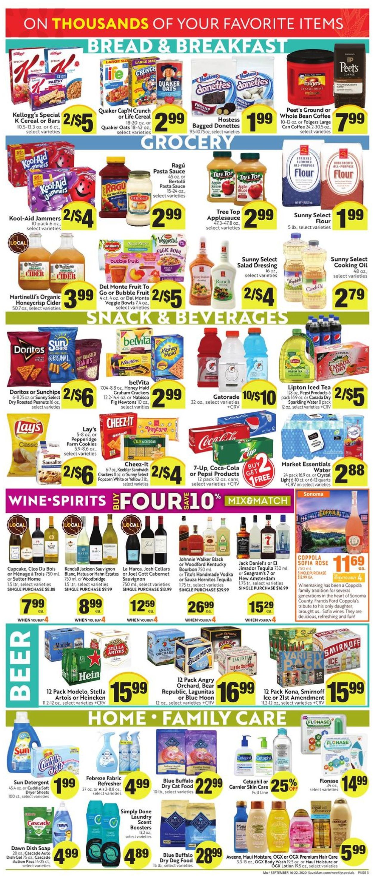 Catalogue Save Mart from 09/16/2020