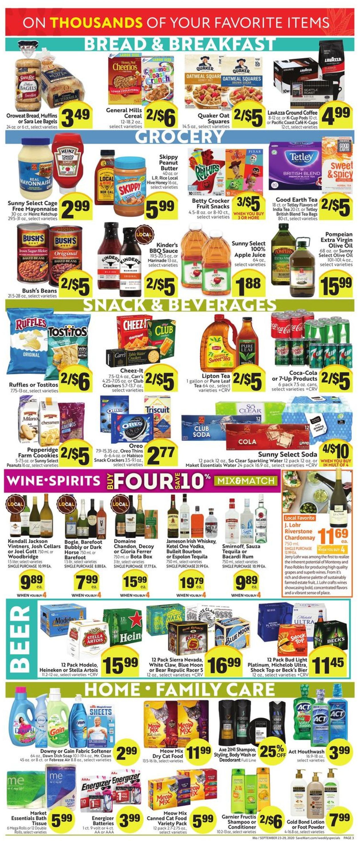 Catalogue Save Mart from 09/23/2020