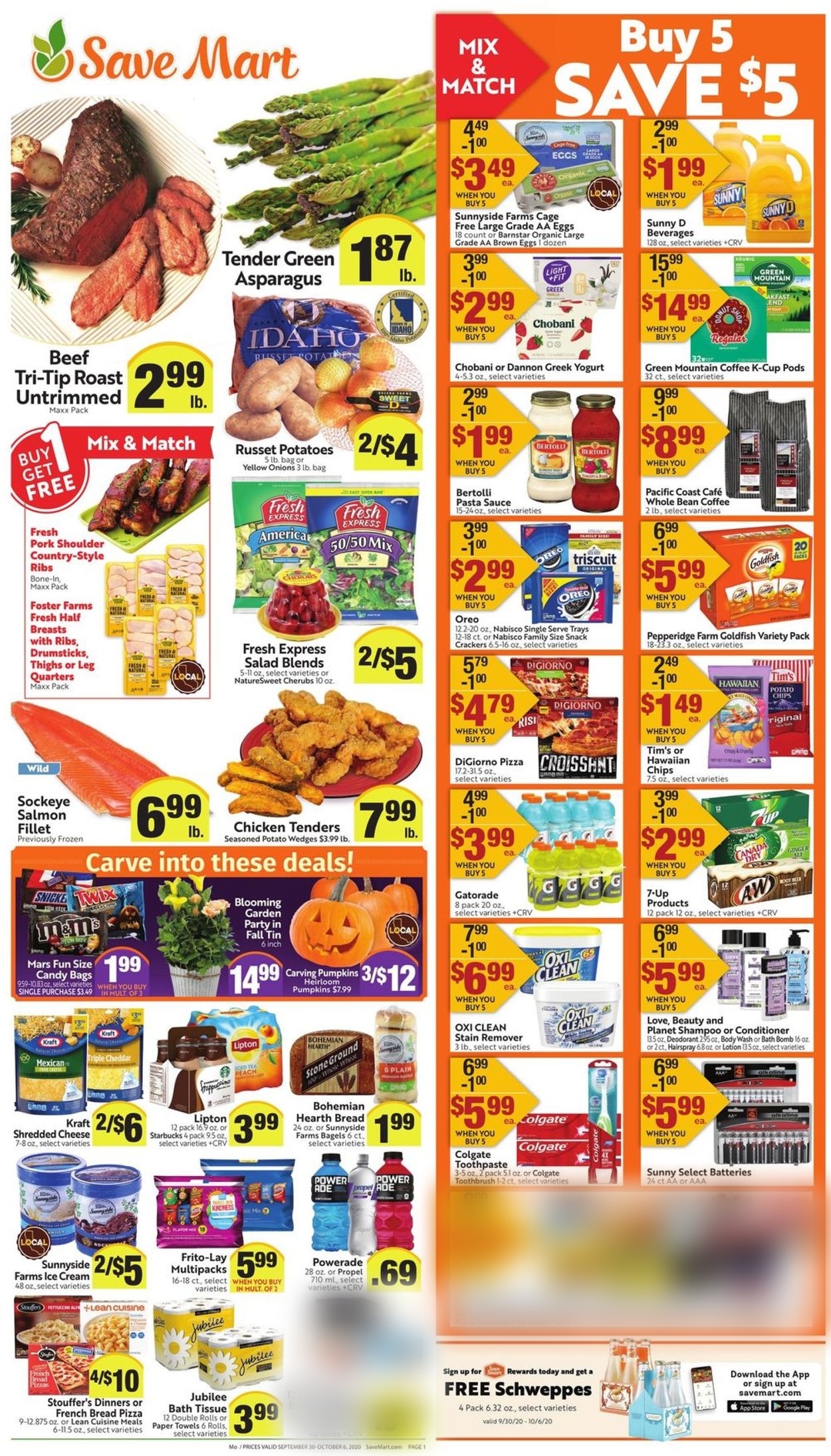 Save Mart Current weekly ad 09/30 10/06/2020