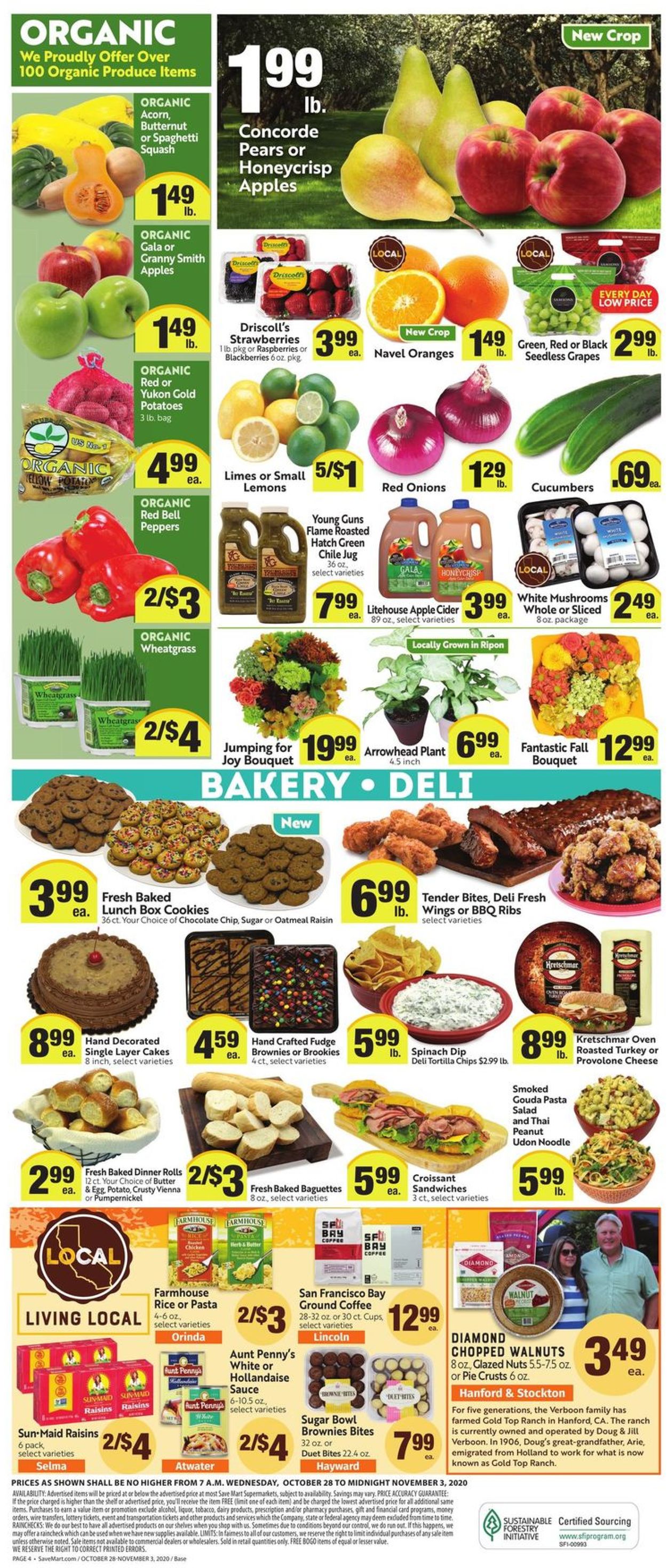 Catalogue Save Mart from 10/28/2020