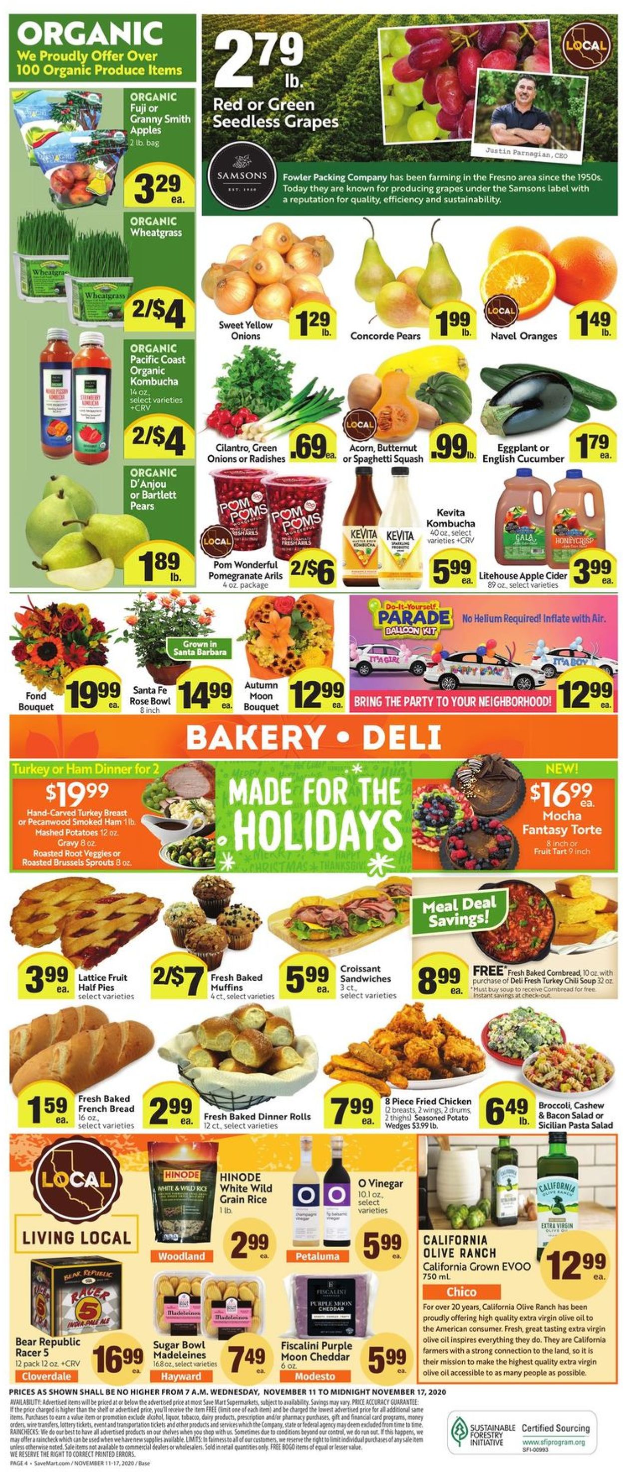 Catalogue Save Mart from 11/11/2020