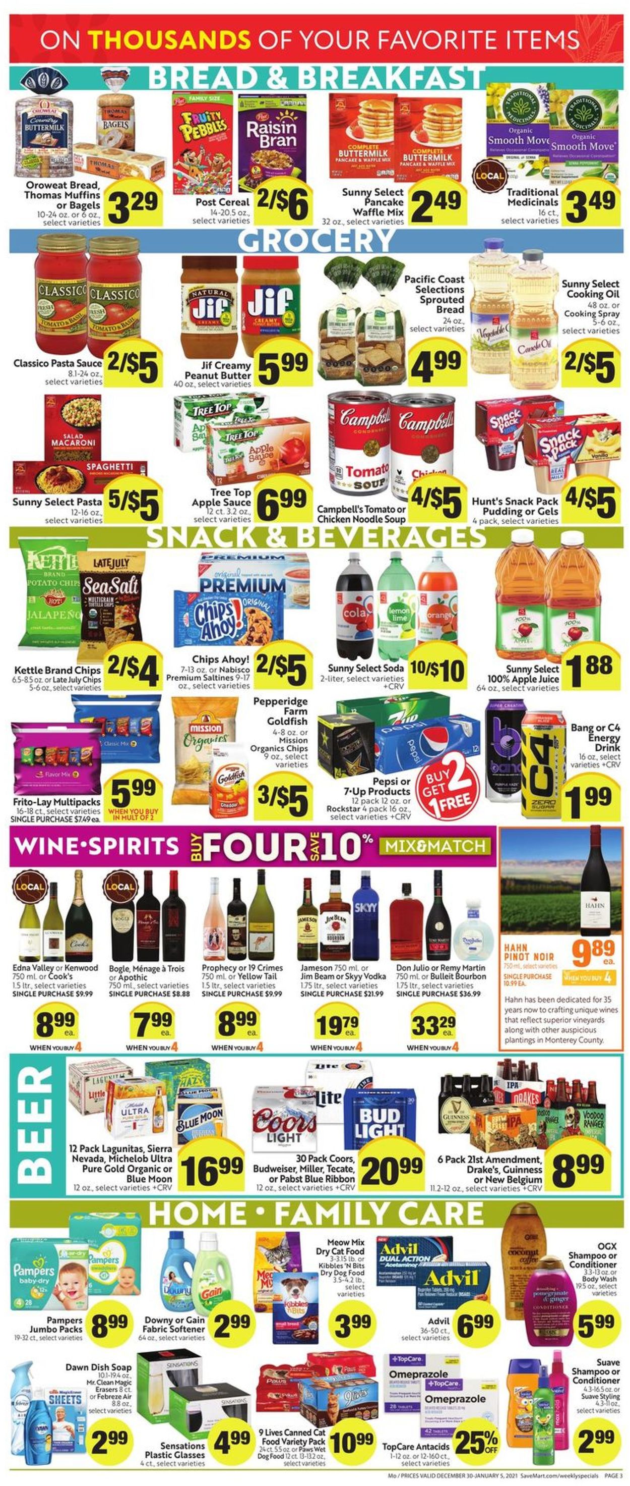 Catalogue Save Mart from 12/30/2020
