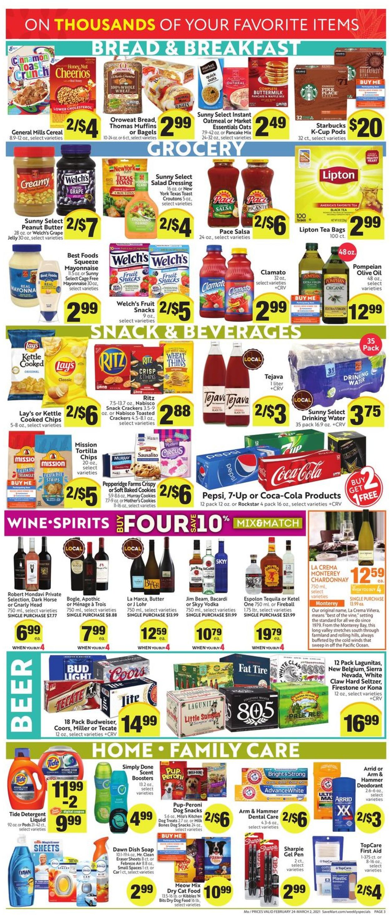 Catalogue Save Mart from 02/24/2021