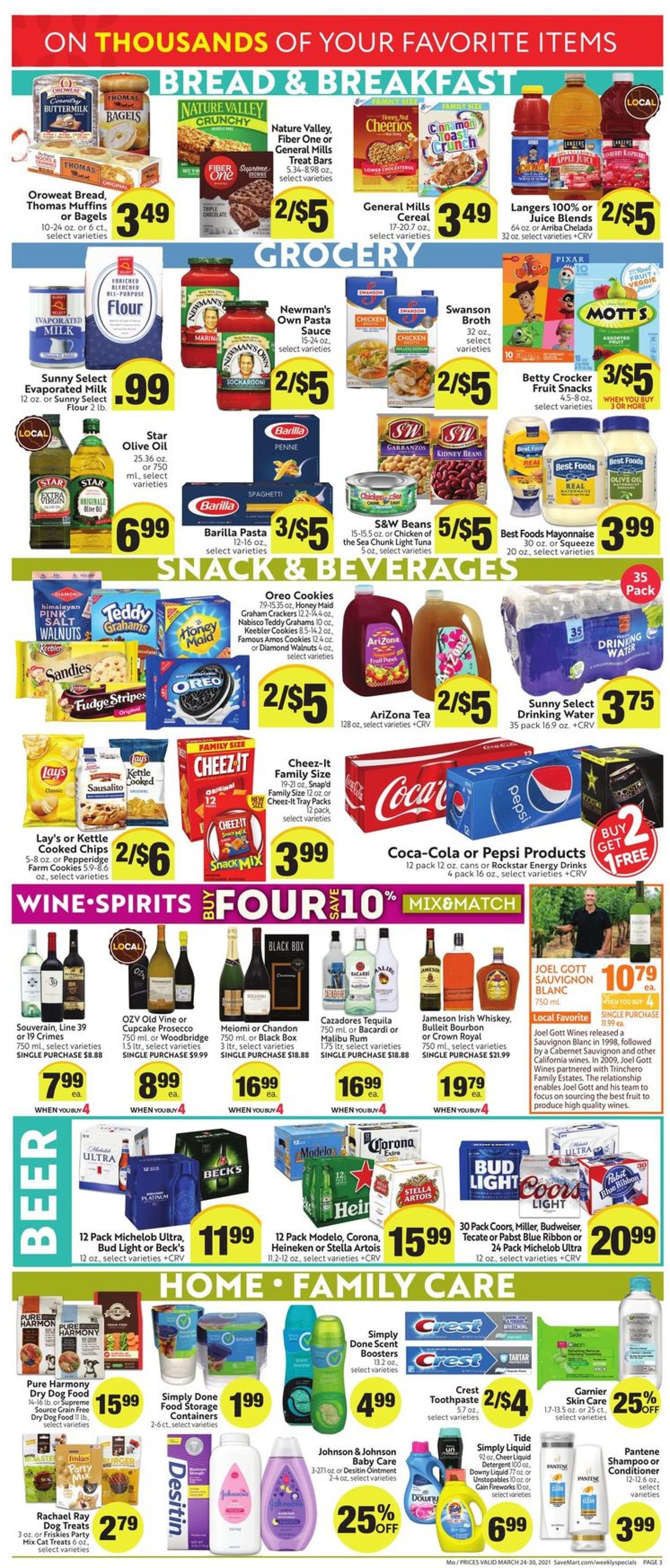 Catalogue Save Mart - Easter 2021 from 03/24/2021