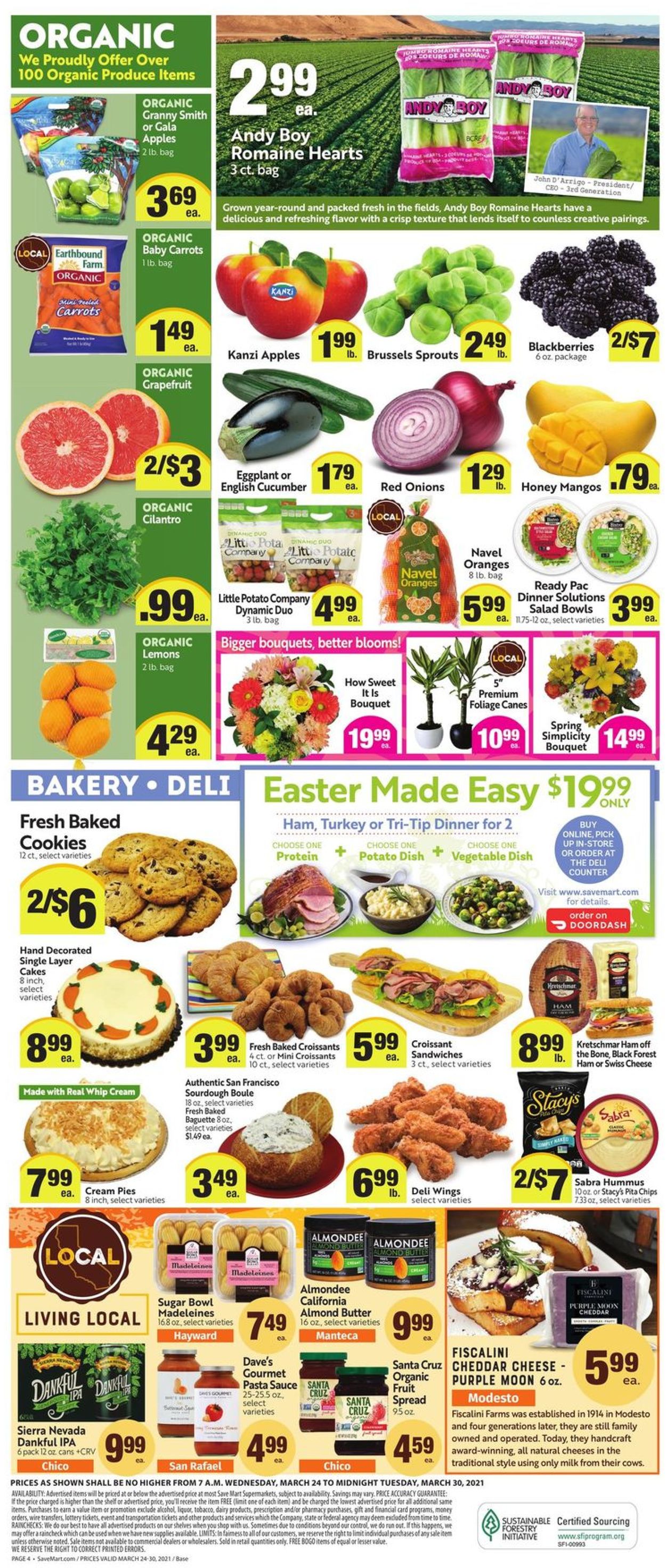 Catalogue Save Mart - Easter 2021 from 03/24/2021