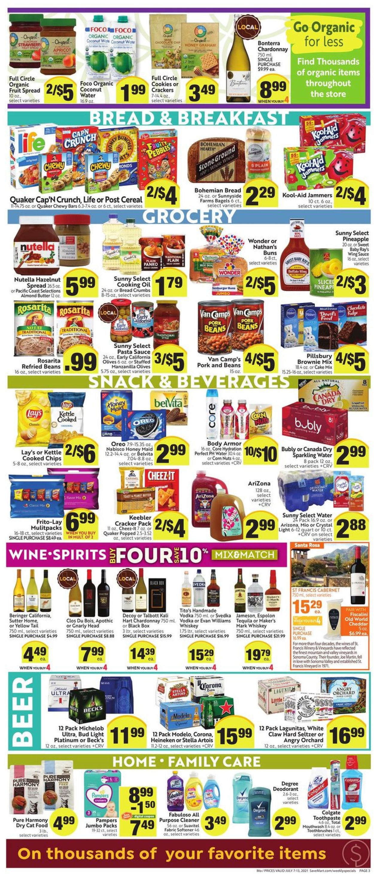Catalogue Save Mart from 07/07/2021