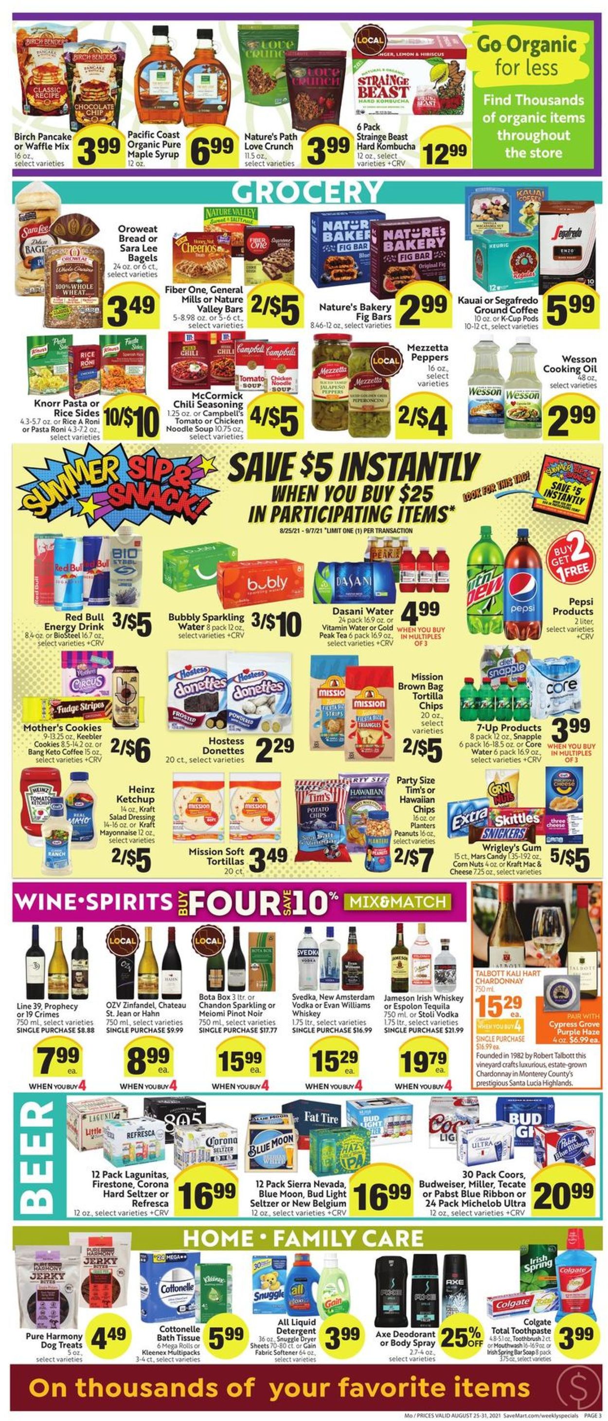 Catalogue Save Mart from 08/25/2021