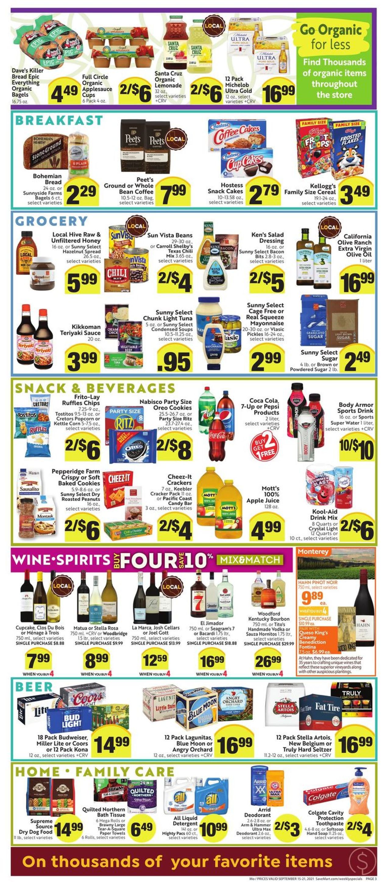 Catalogue Save Mart from 09/15/2021