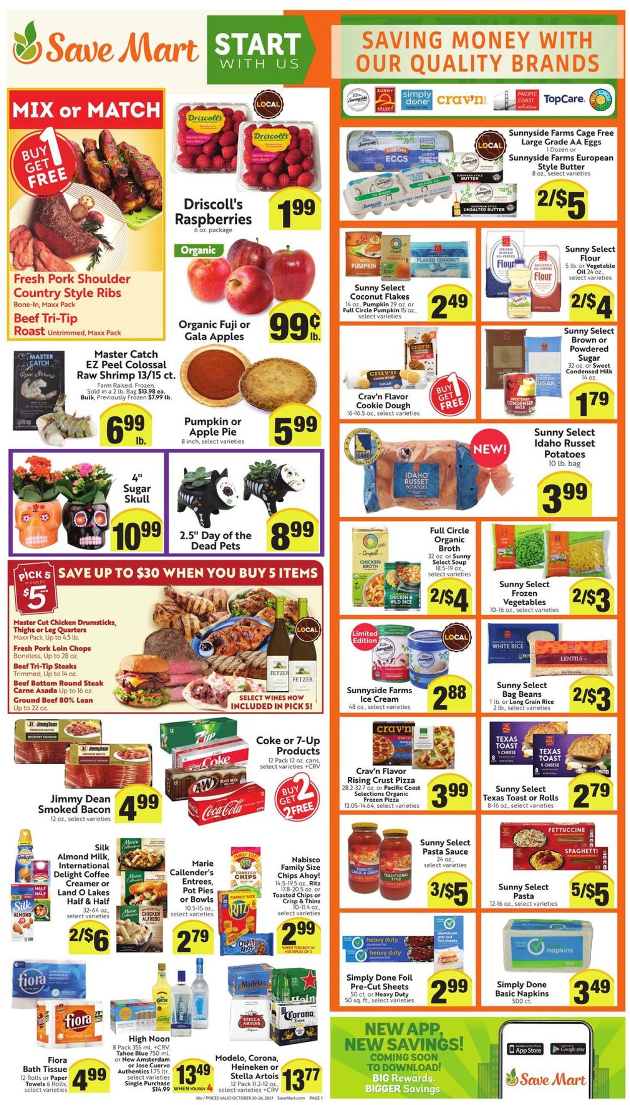 Catalogue Save Mart HALLOWEEN 2021 from 10/20/2021