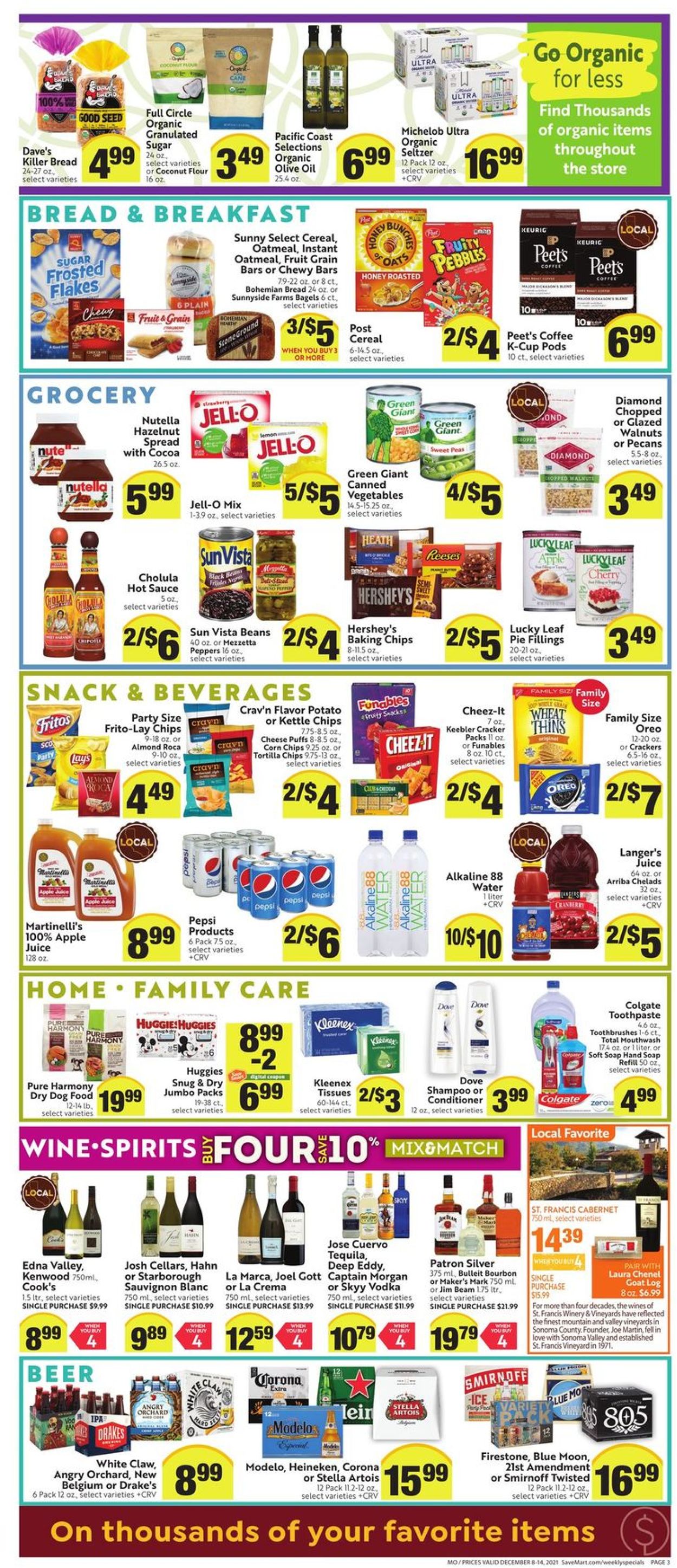 Catalogue Save Mart - HOLIDAY 2021 from 12/08/2021
