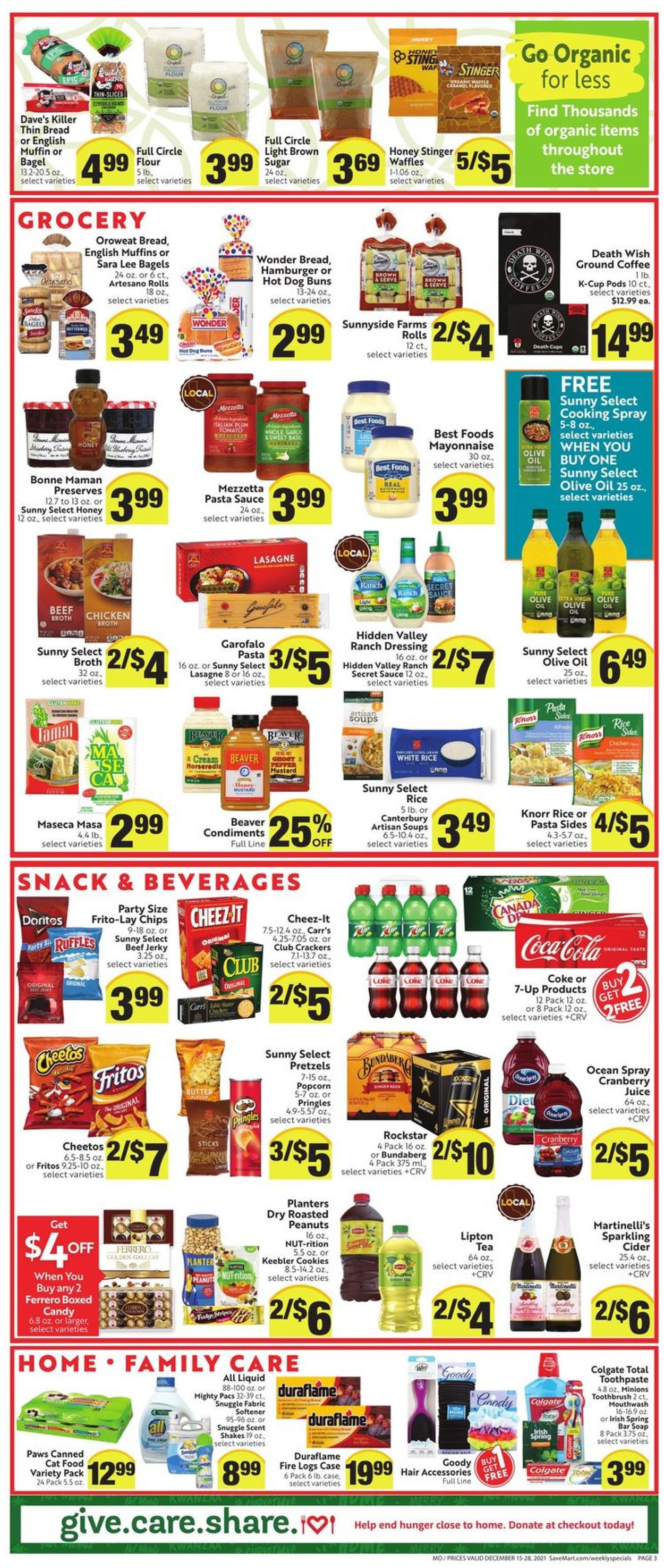 Catalogue Save Mart HOLIDAYS 2021 from 12/15/2021