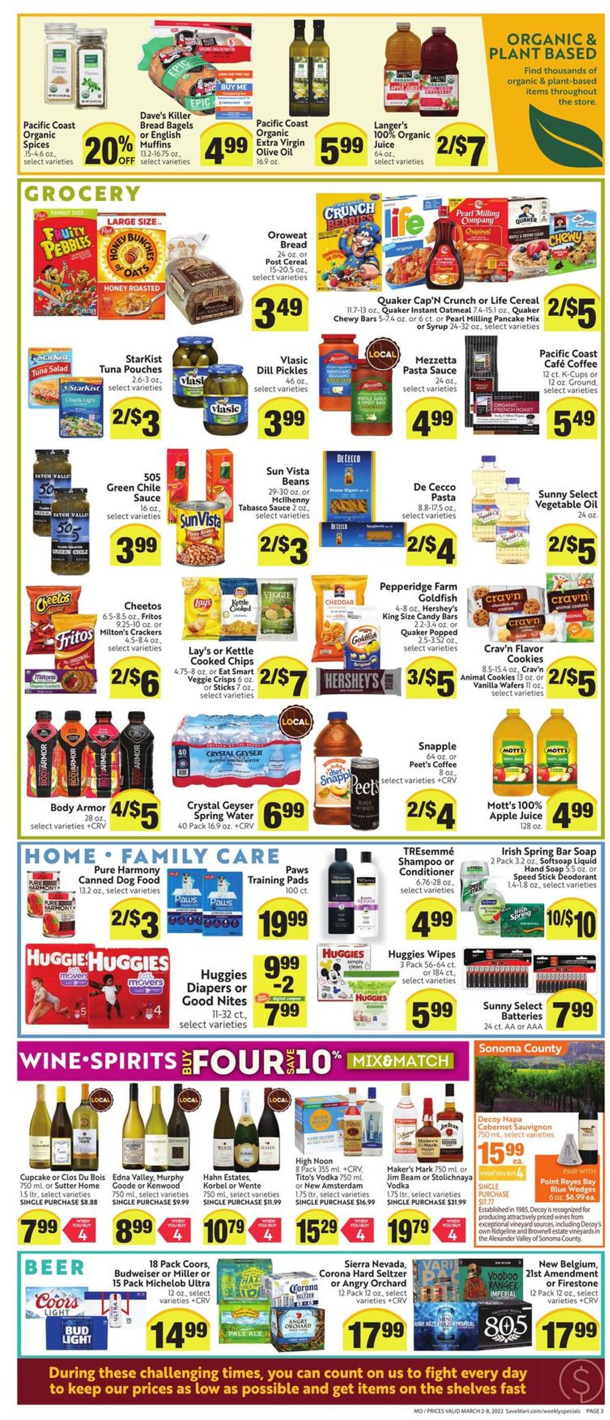 Catalogue Save Mart from 03/02/2022