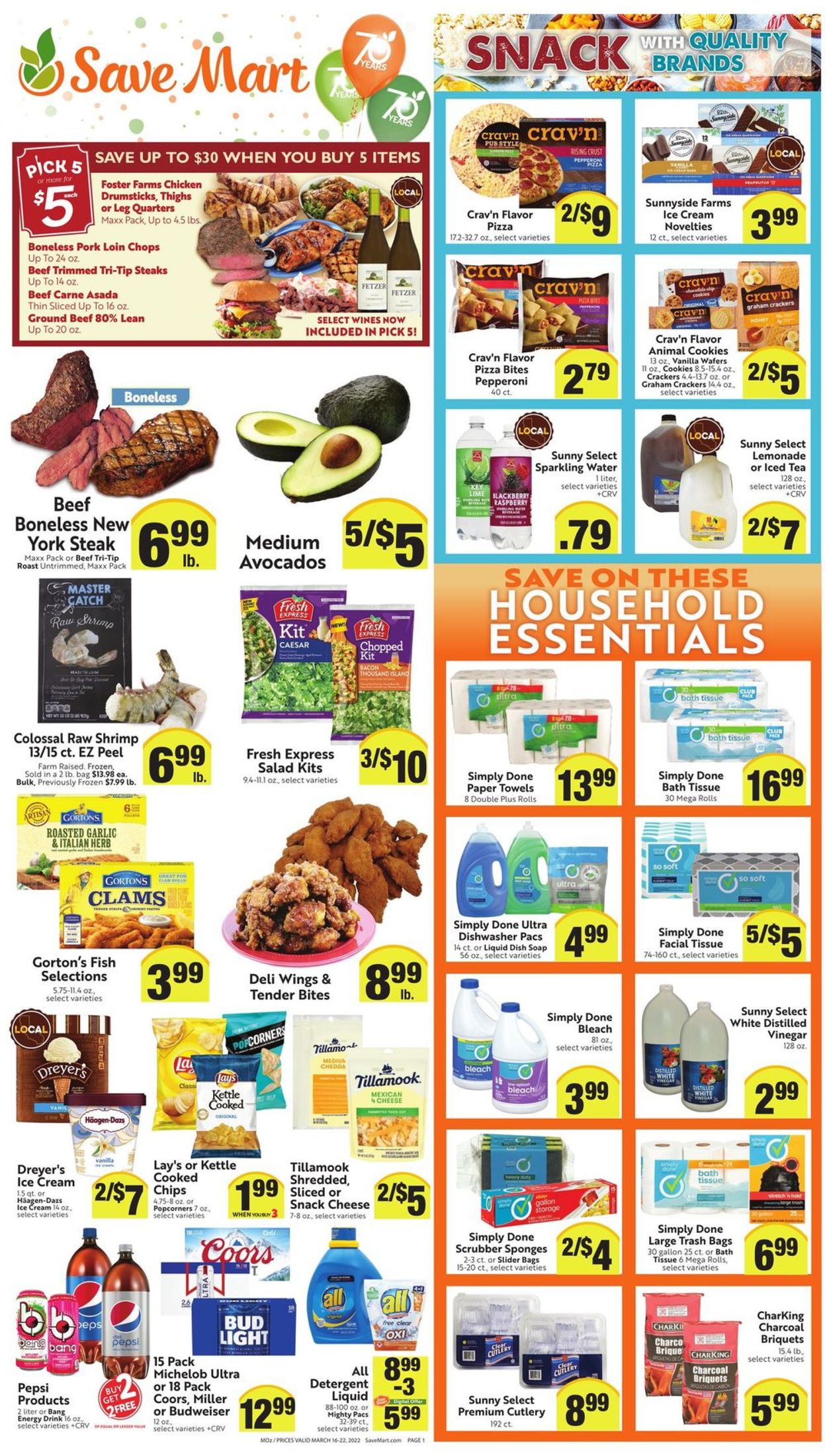 Catalogue Save Mart from 03/16/2022
