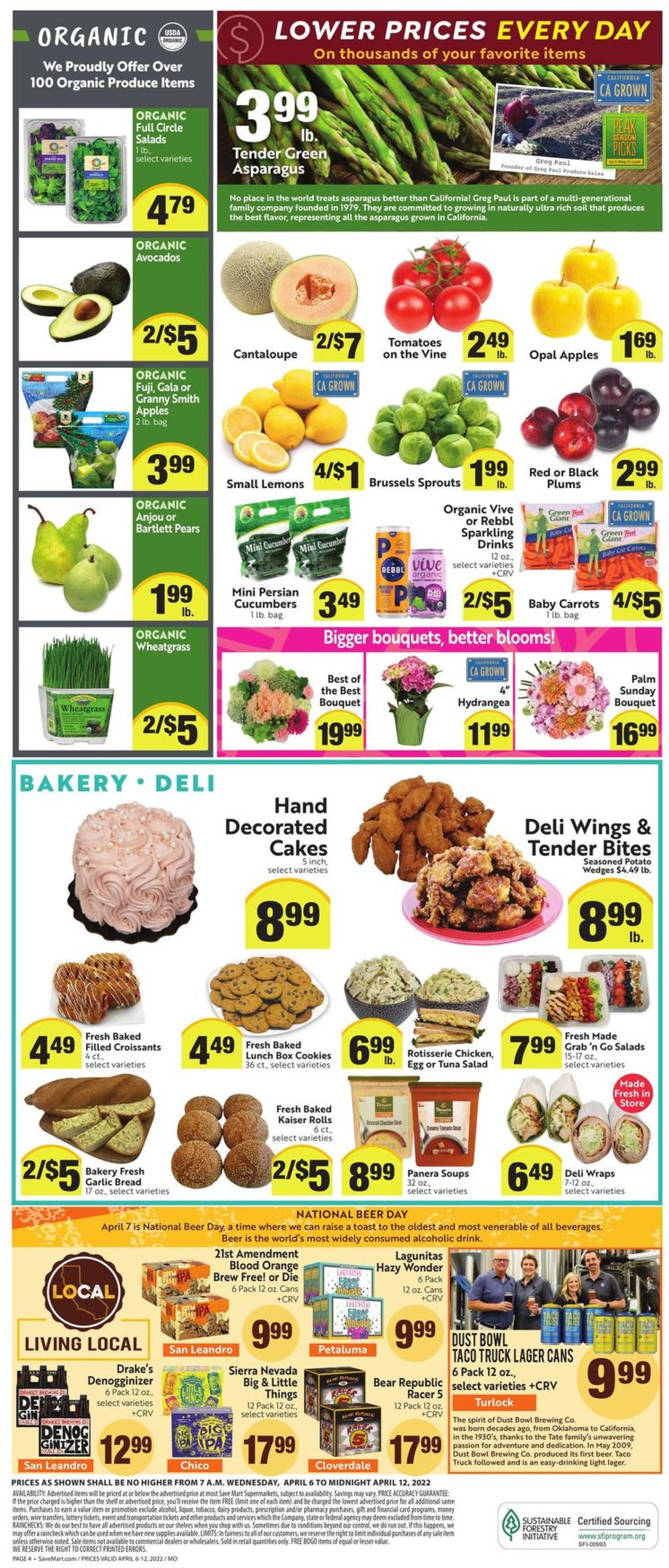 Catalogue Save Mart EASTER 2022 from 04/06/2022