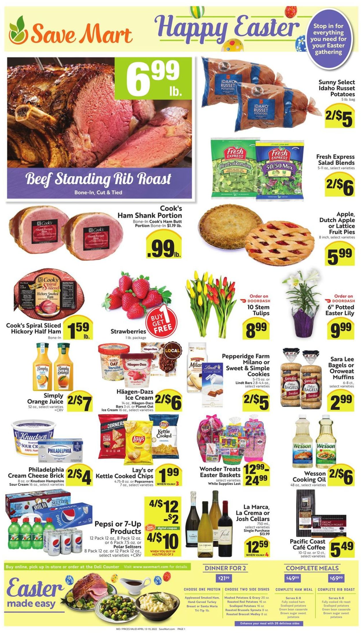 Catalogue Save Mart EASTER 2022 from 04/13/2022