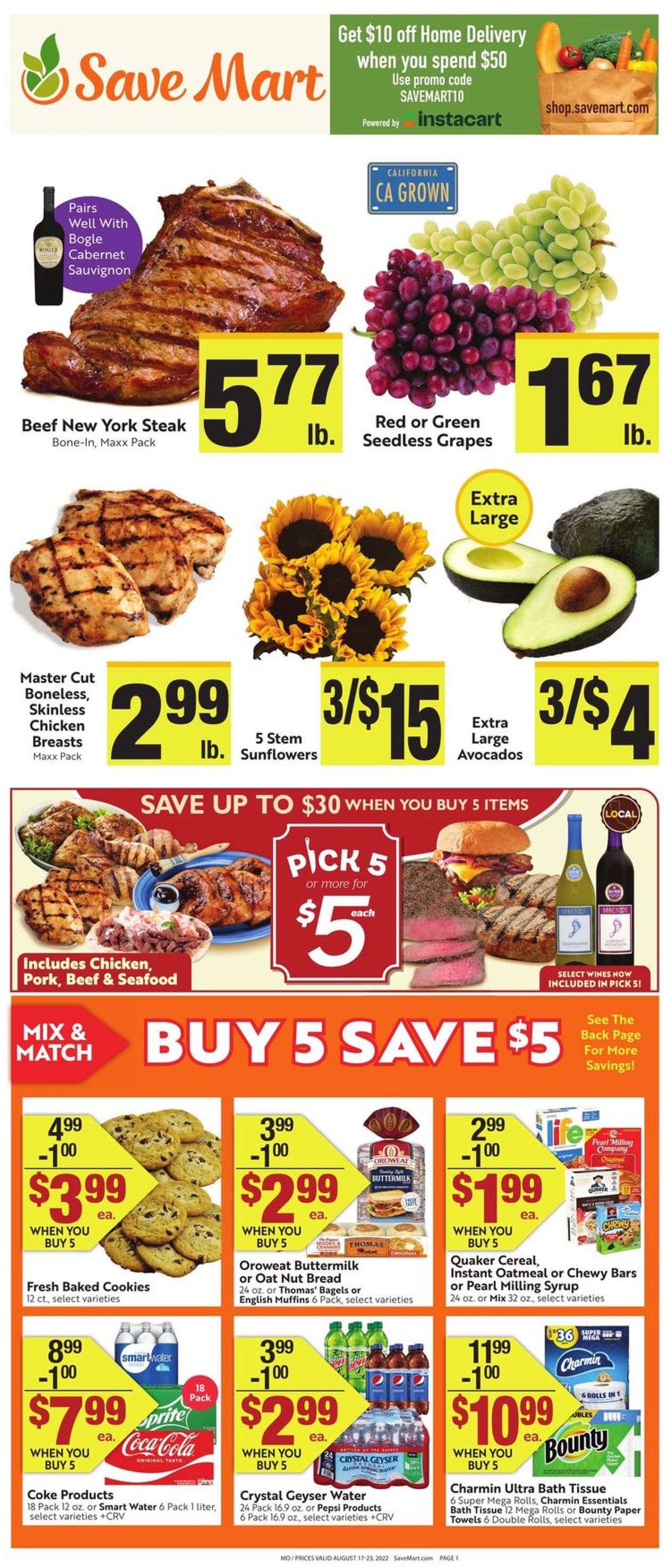 Catalogue Save Mart from 08/17/2022