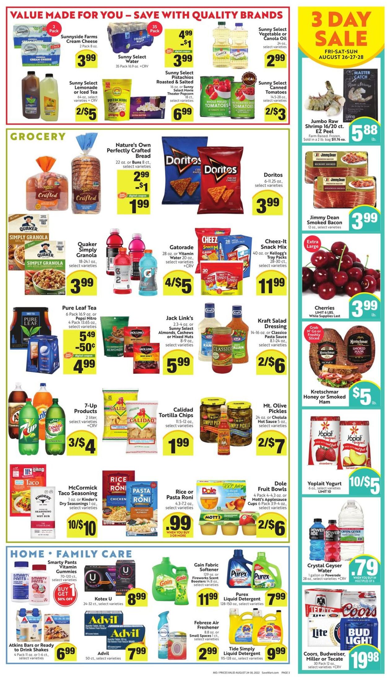 Catalogue Save Mart from 08/24/2022