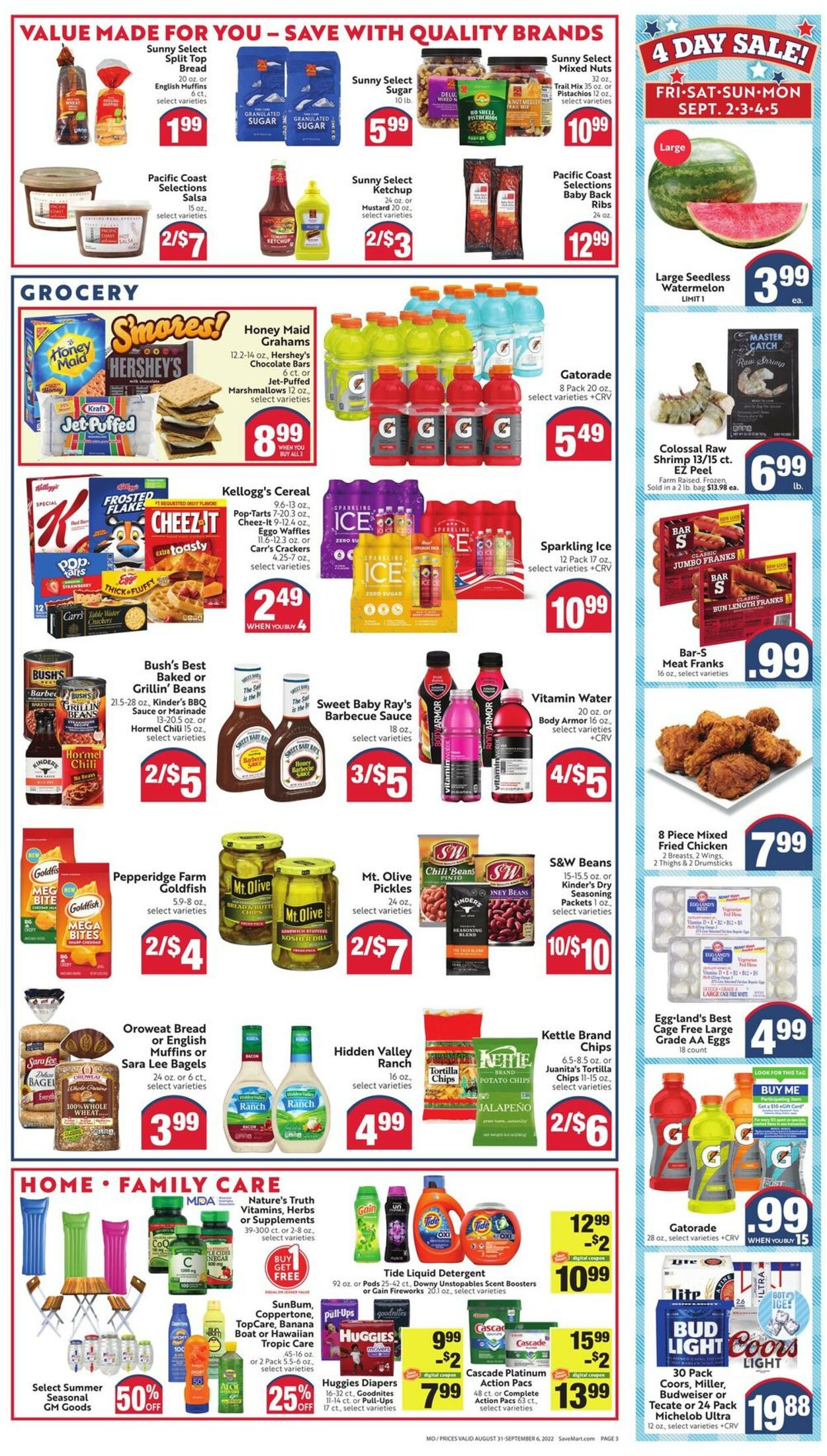 Catalogue Save Mart from 08/31/2022