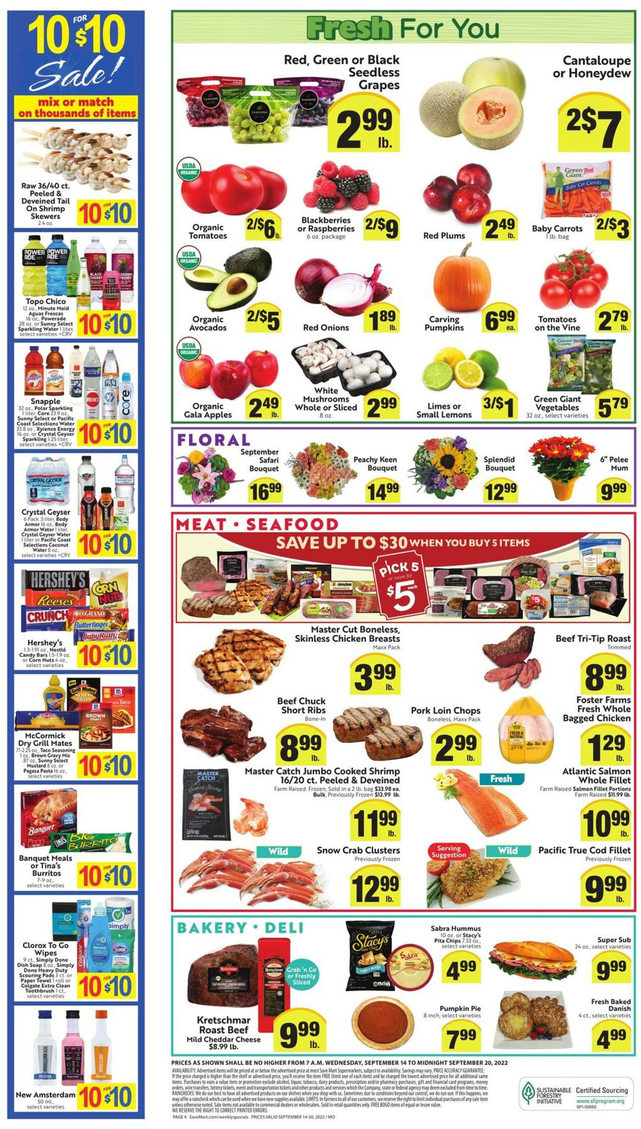 Catalogue Save Mart from 09/14/2022