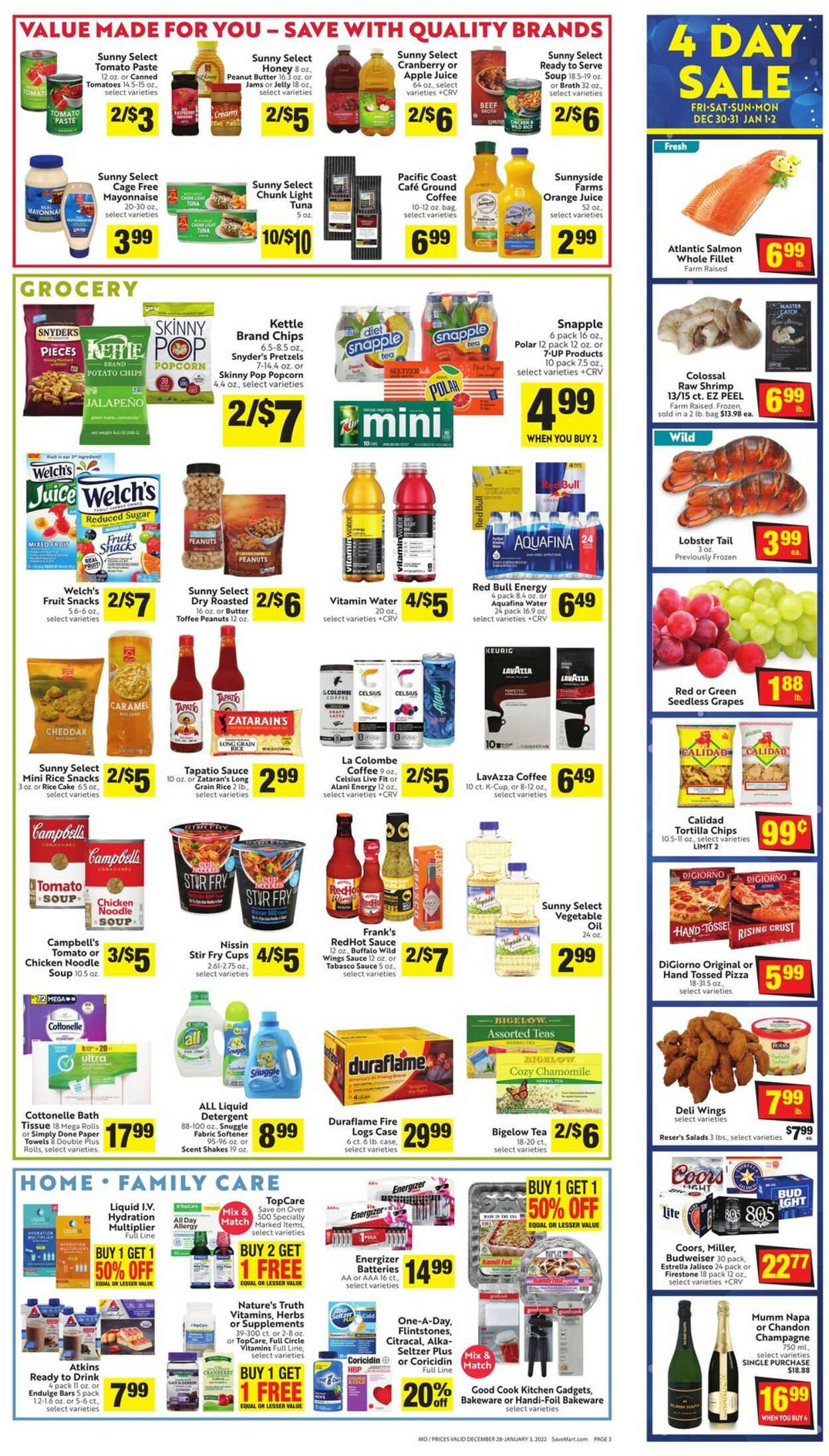 Catalogue Save Mart from 12/28/2022