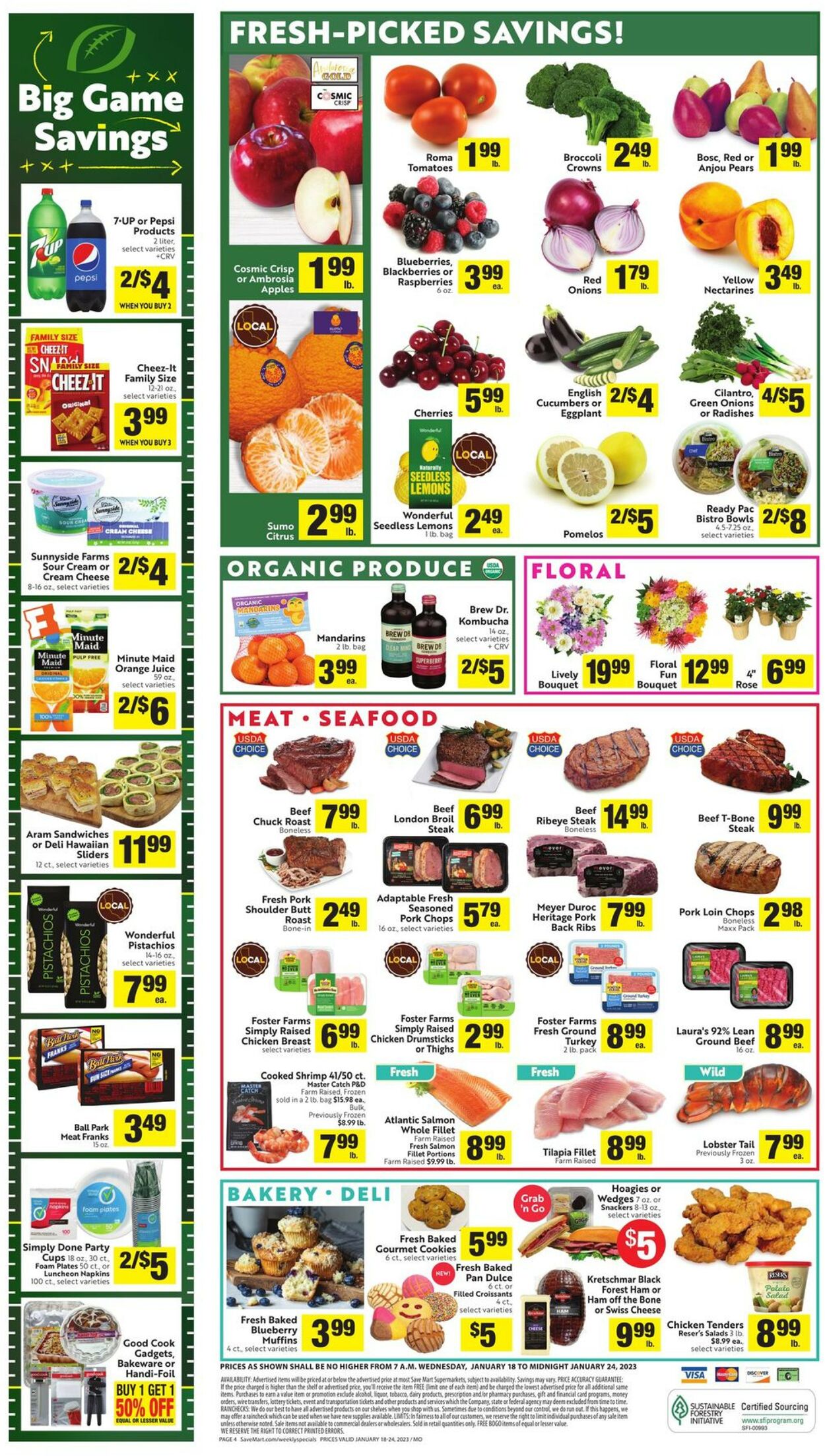 Catalogue Save Mart from 01/18/2023