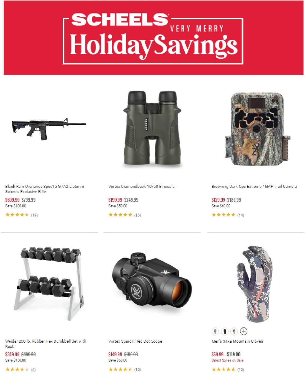 Catalogue Scheels Holiday 2020 from 11/17/2020