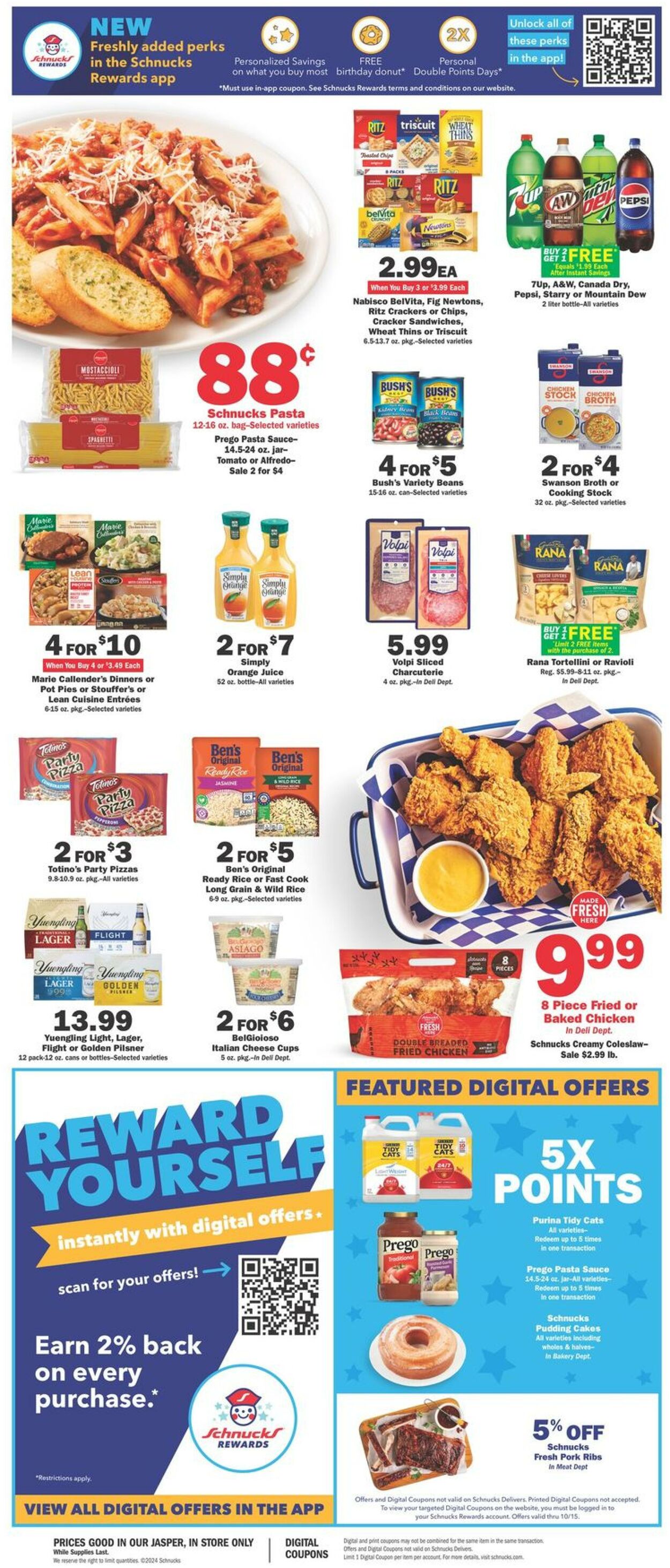 Catalogue Schnucks from 10/09/2024