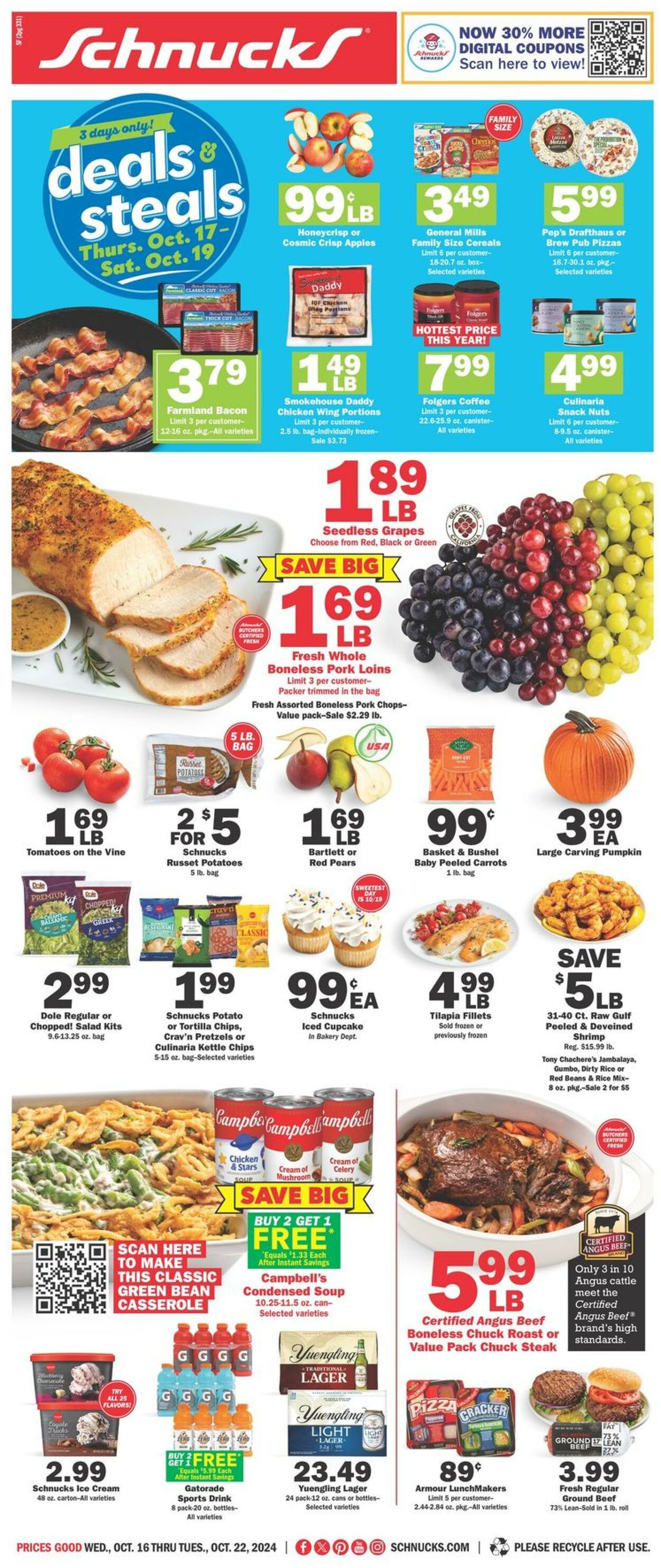 Catalogue Schnucks from 10/16/2024